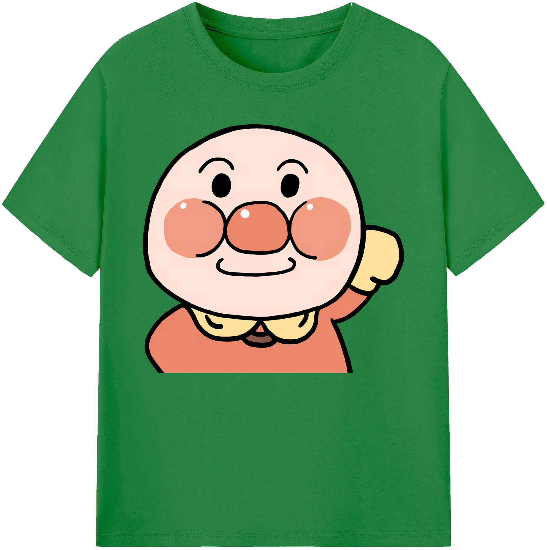 （画像用） アンパンマン Anpanman 綿100％ メンズ半袖Tシャツ｜肌触りやわらか＆通気性