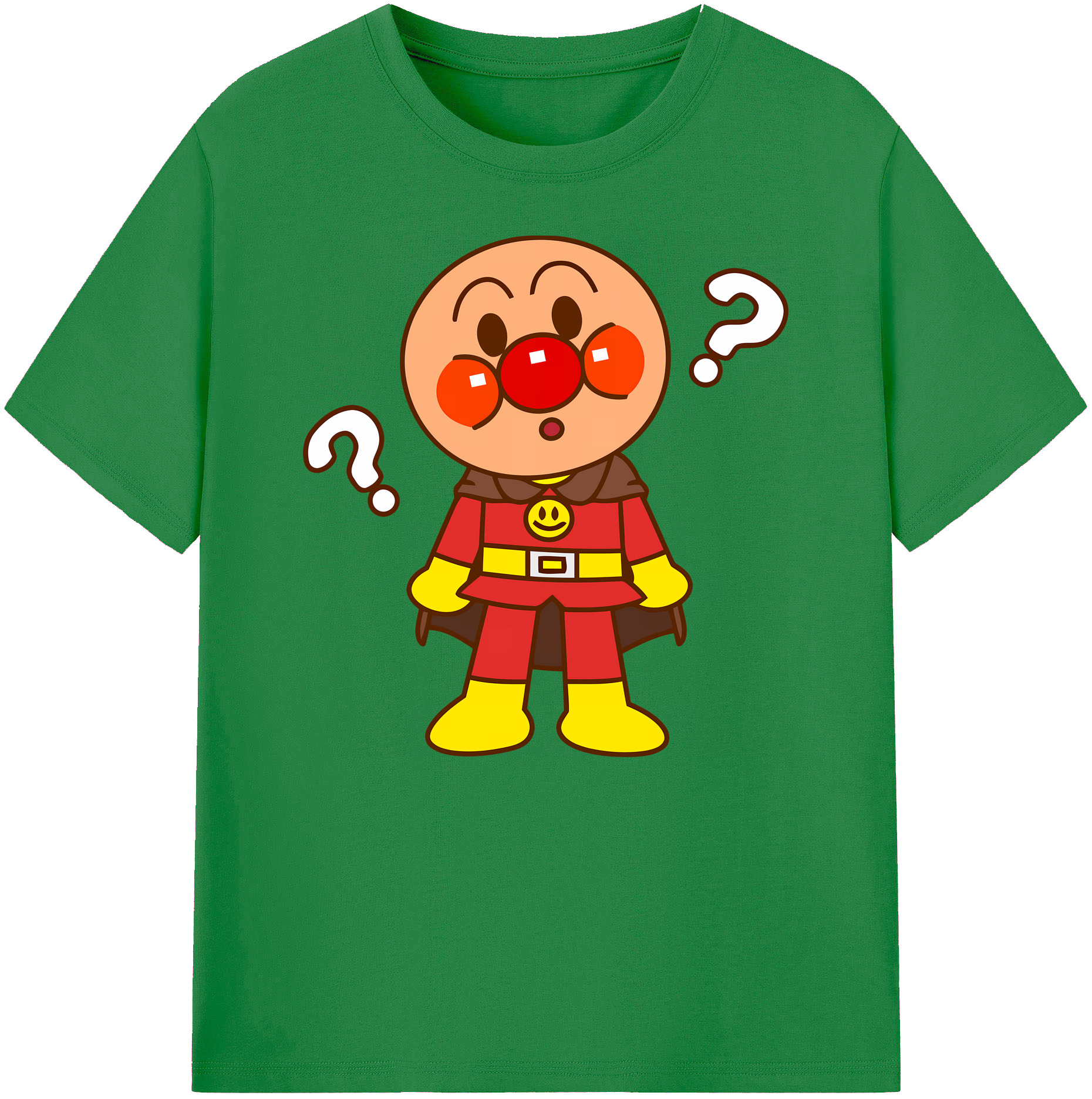 （画像用） アンパンマン Anpanman 綿100％ メンズ半袖Tシャツ｜肌触りやわらか＆通気性