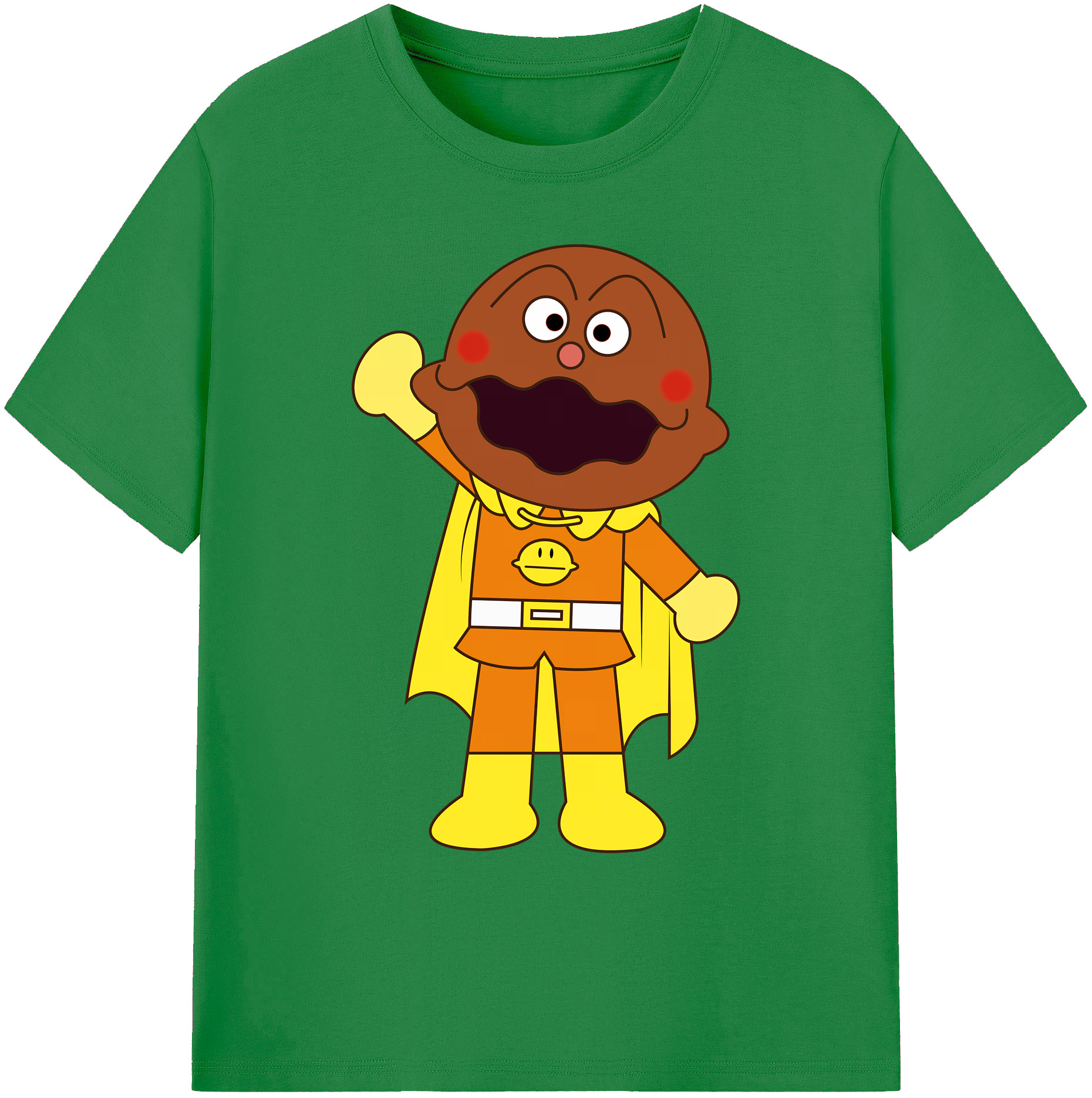 （画像用） アンパンマン Anpanman 綿100％ メンズ半袖Tシャツ｜肌触りやわらか＆通気性