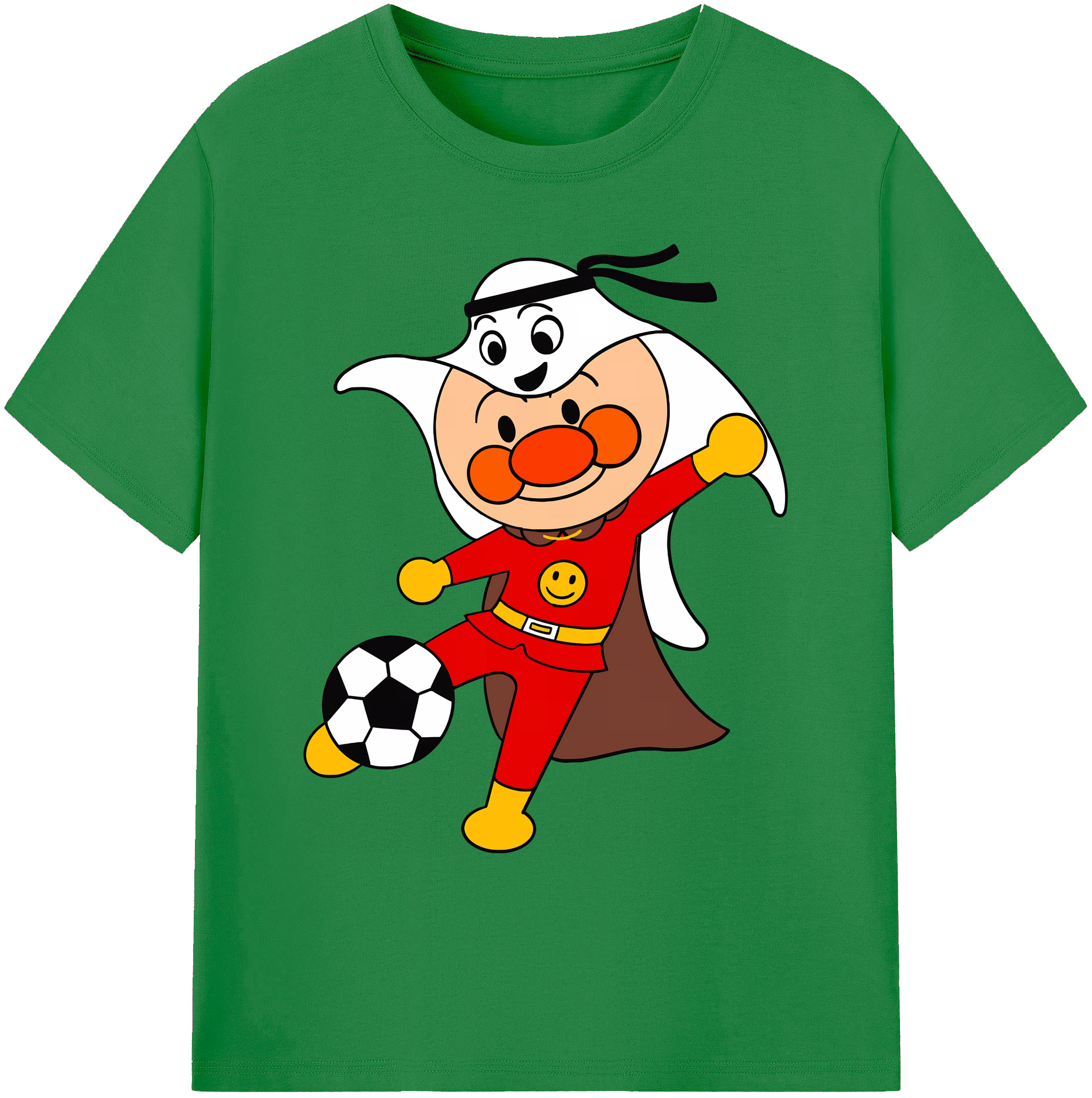 （画像用） アンパンマン Anpanman 綿100％ メンズ半袖Tシャツ｜肌触りやわらか＆通気性