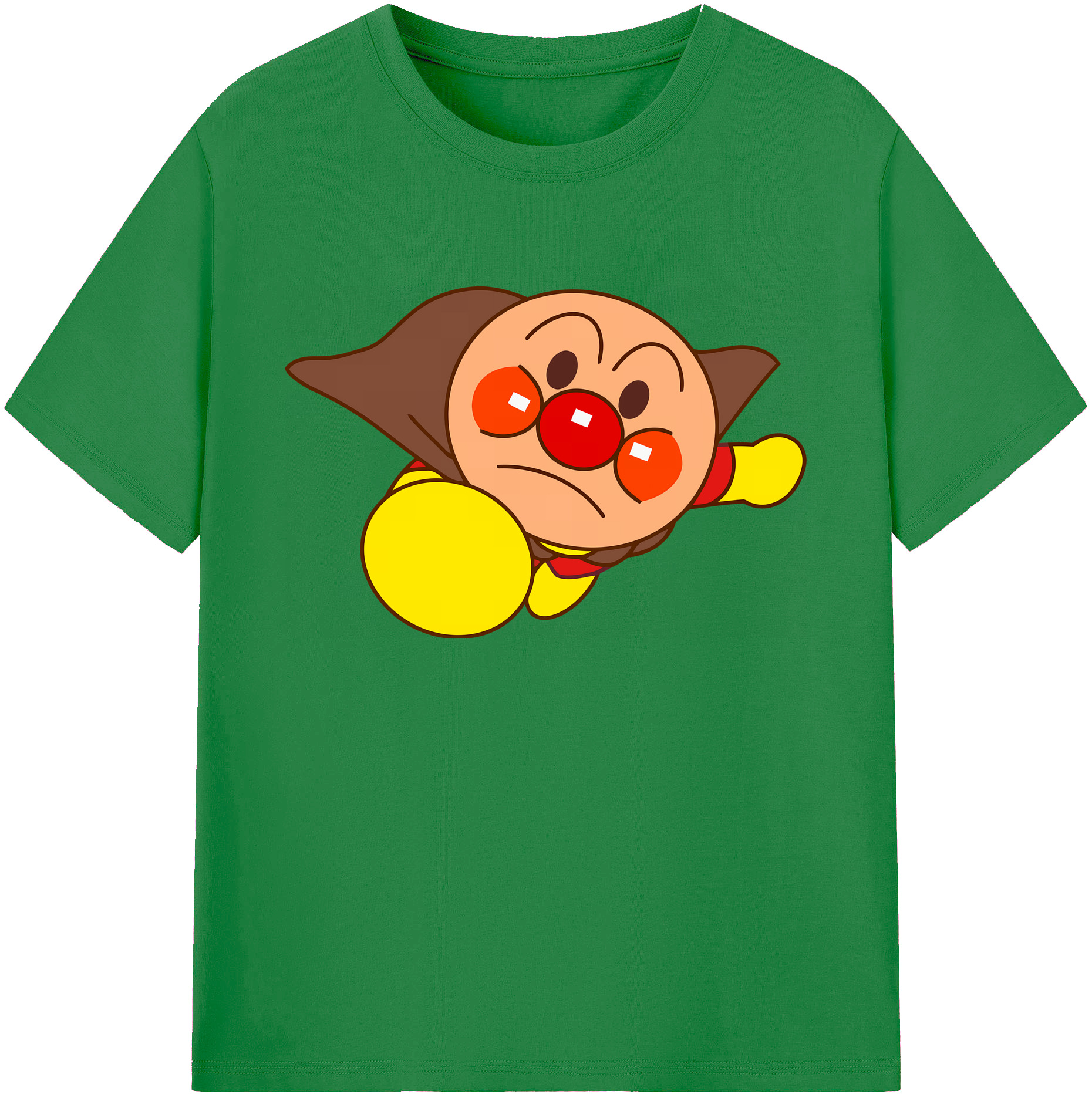 （画像用） アンパンマン Anpanman 綿100％ メンズ半袖Tシャツ｜肌触りやわらか＆通気性