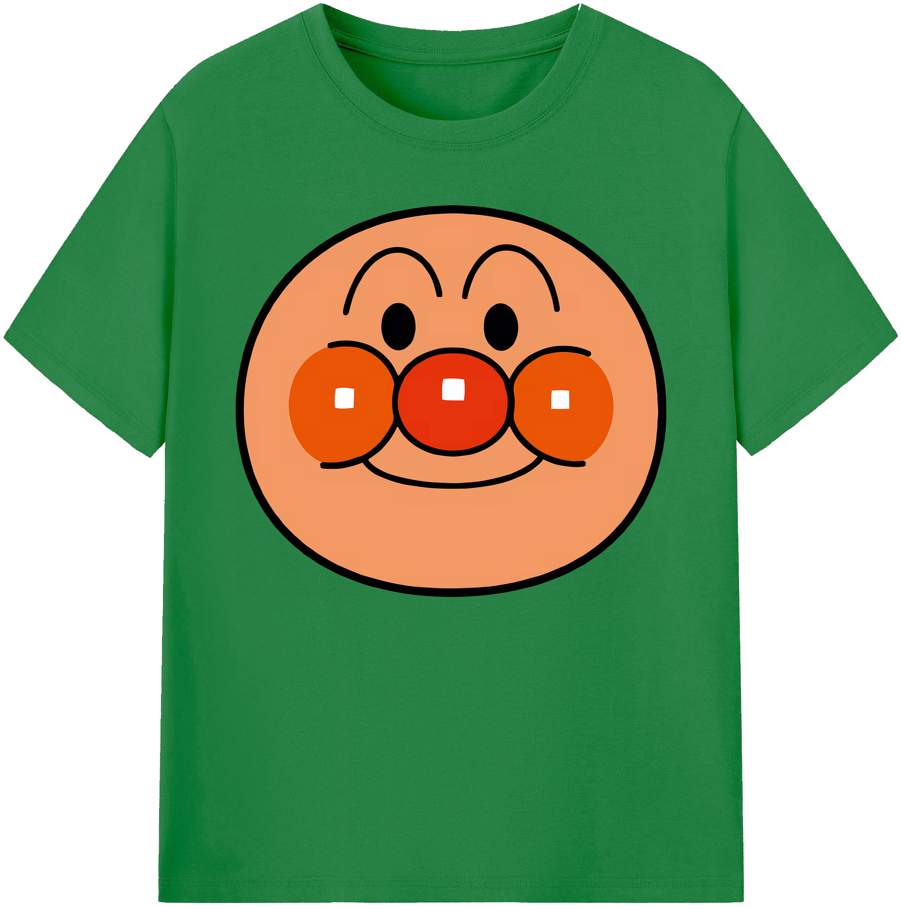 （画像用） アンパンマン Anpanman 綿100％ メンズ半袖Tシャツ｜肌触りやわらか＆通気性