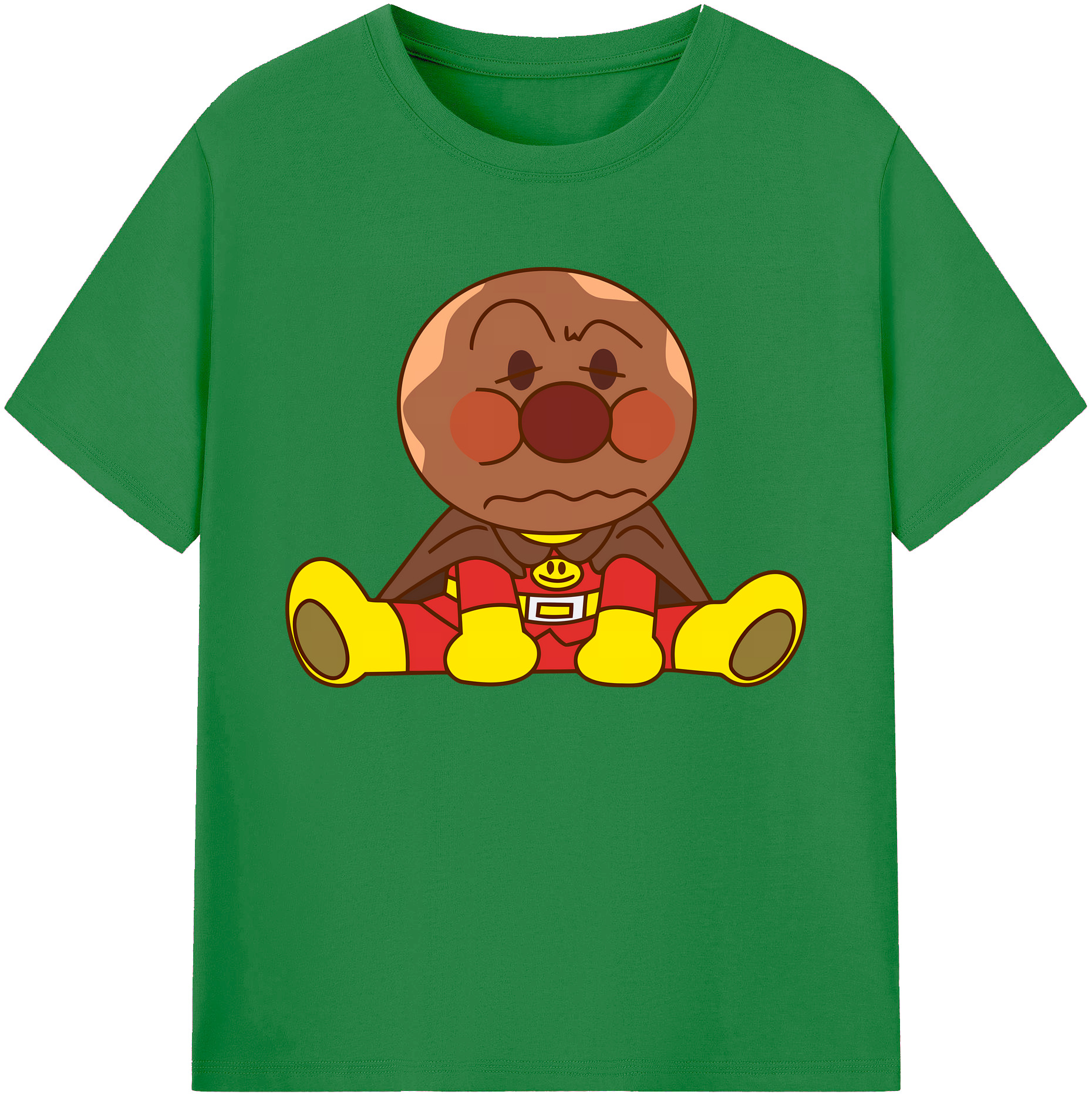 （画像用） アンパンマン Anpanman 綿100％ メンズ半袖Tシャツ｜肌触りやわらか＆通気性