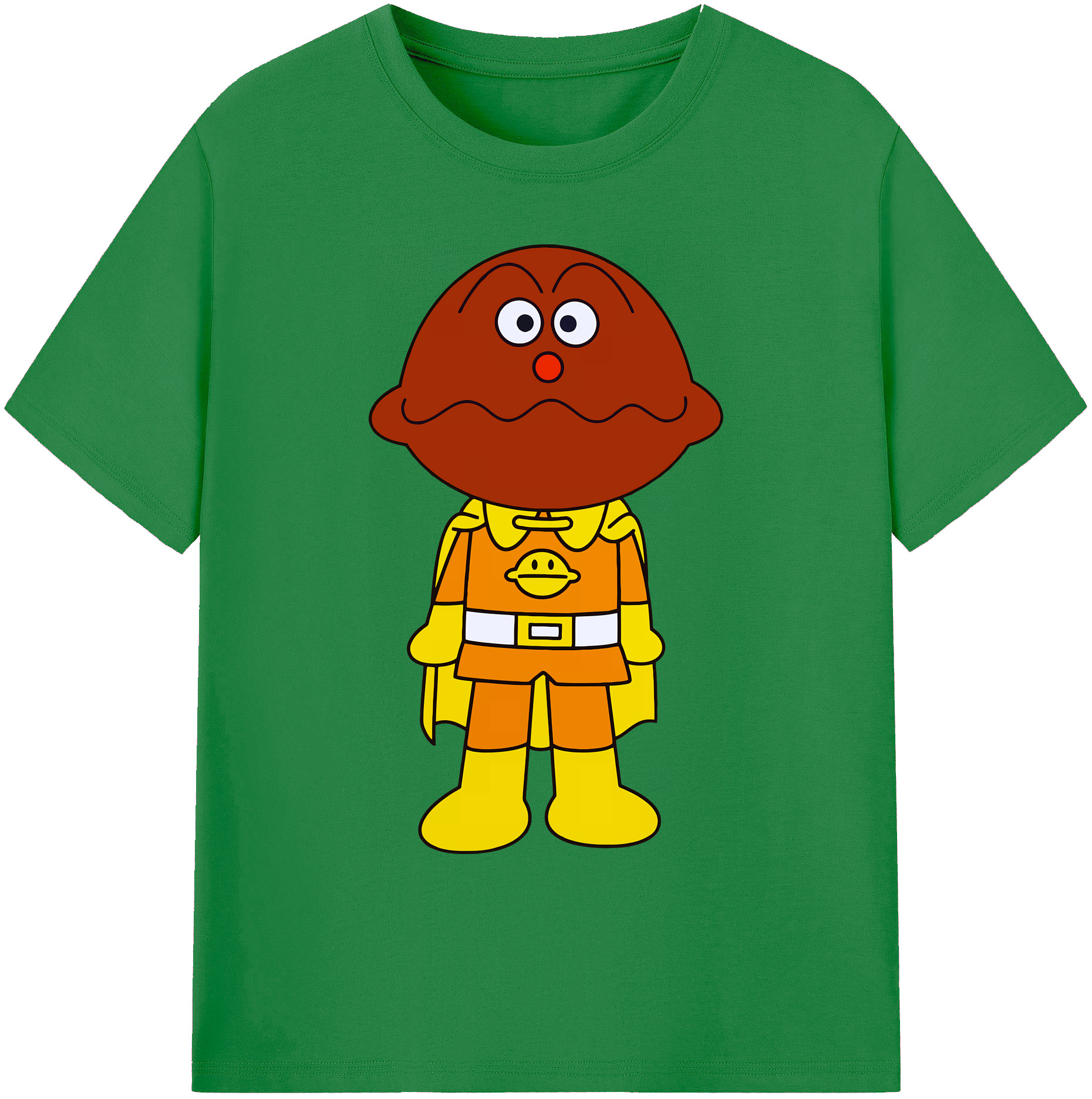 （画像用） アンパンマン Anpanman 綿100％ メンズ半袖Tシャツ｜肌触りやわらか＆通気性