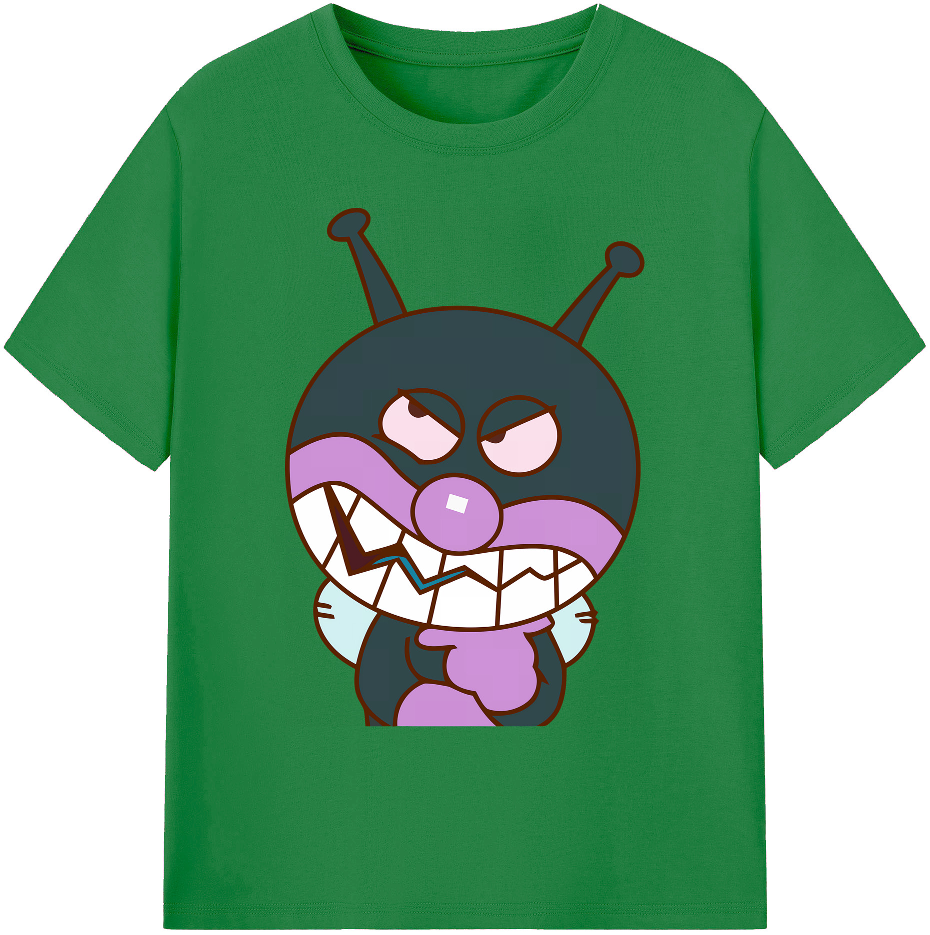 （画像用） アンパンマン Anpanman 綿100％ メンズ半袖Tシャツ｜肌触りやわらか＆通気性