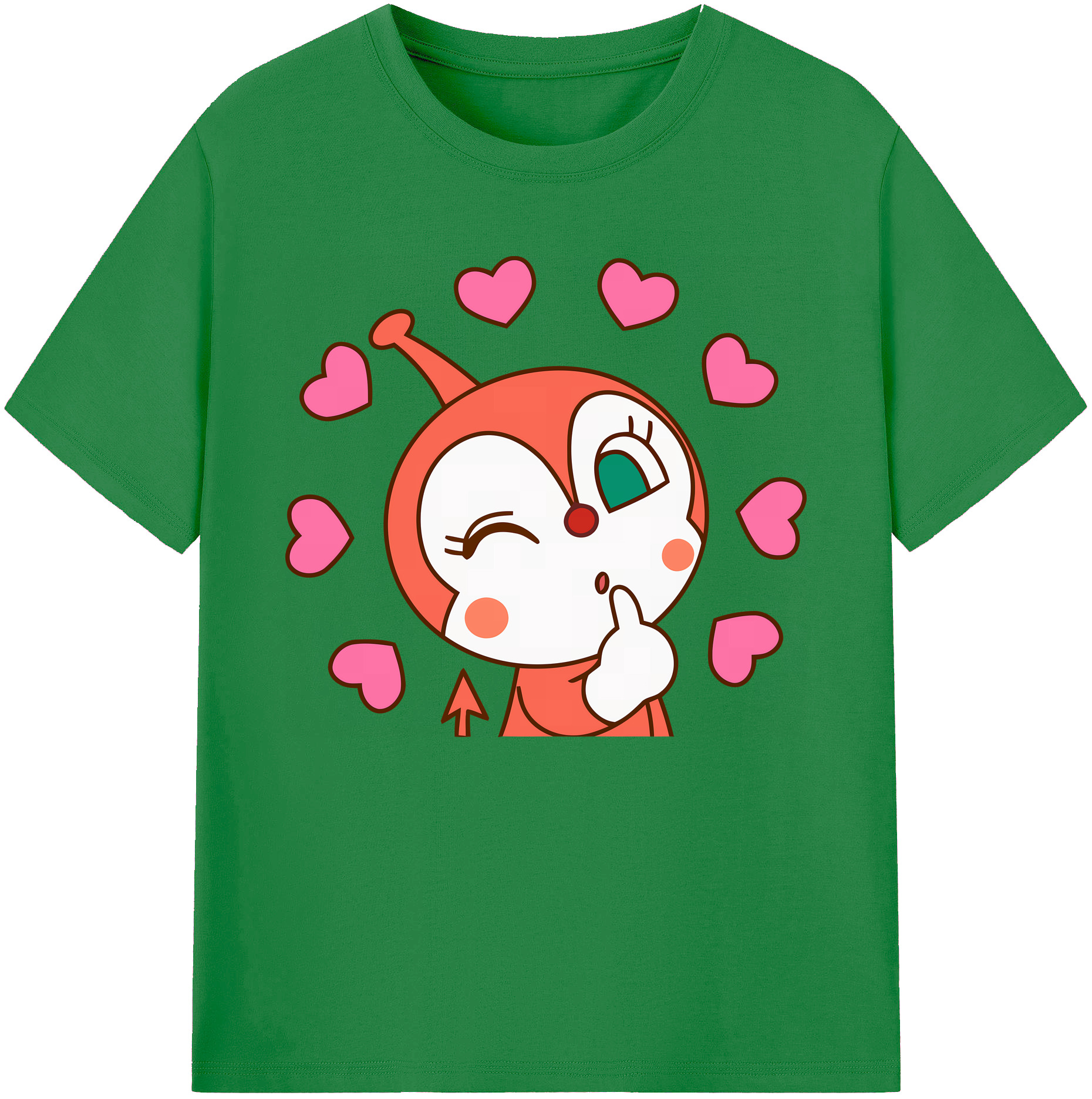 （画像用） アンパンマン Anpanman 綿100％ メンズ半袖Tシャツ｜肌触りやわらか＆通気性