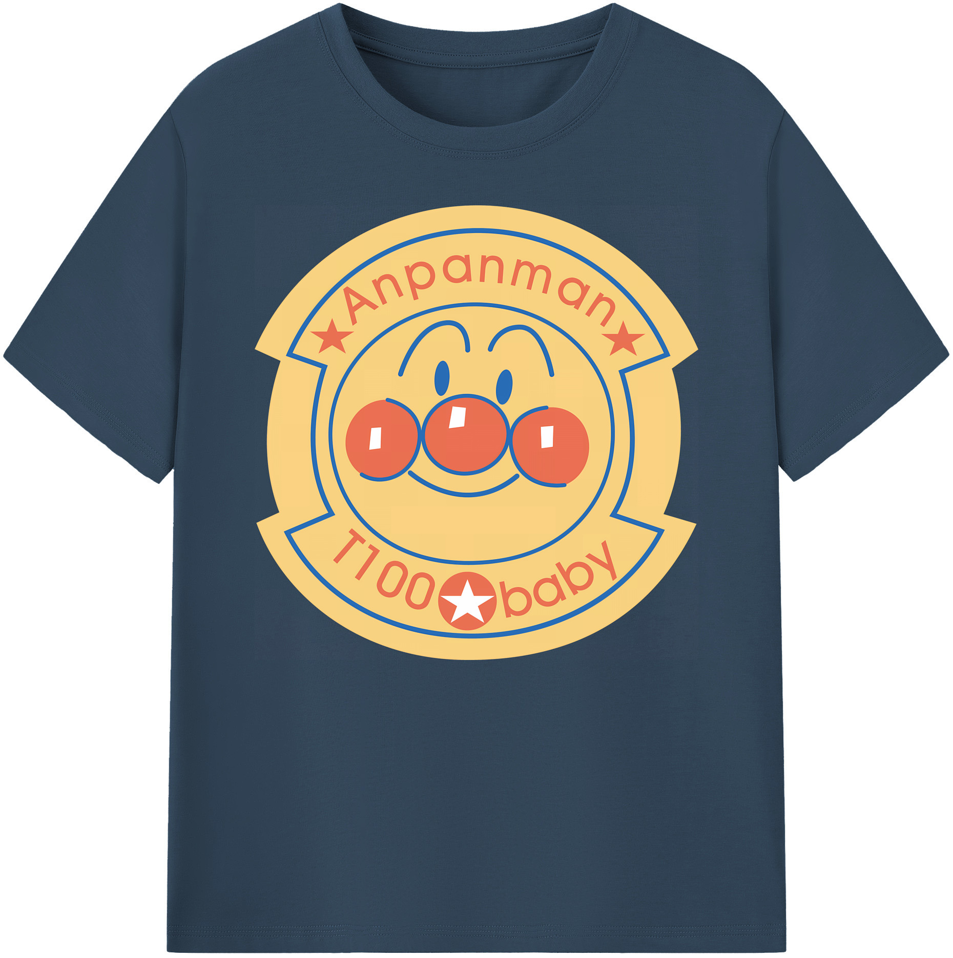 （画像用） アンパンマン Anpanman 綿100％ メンズ半袖Tシャツ｜肌触りやわらか＆通気性