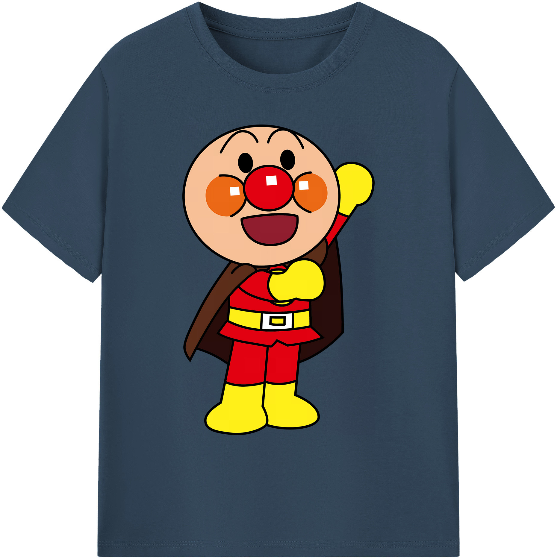 （画像用） アンパンマン Anpanman 綿100％ メンズ半袖Tシャツ｜肌触りやわらか＆通気性