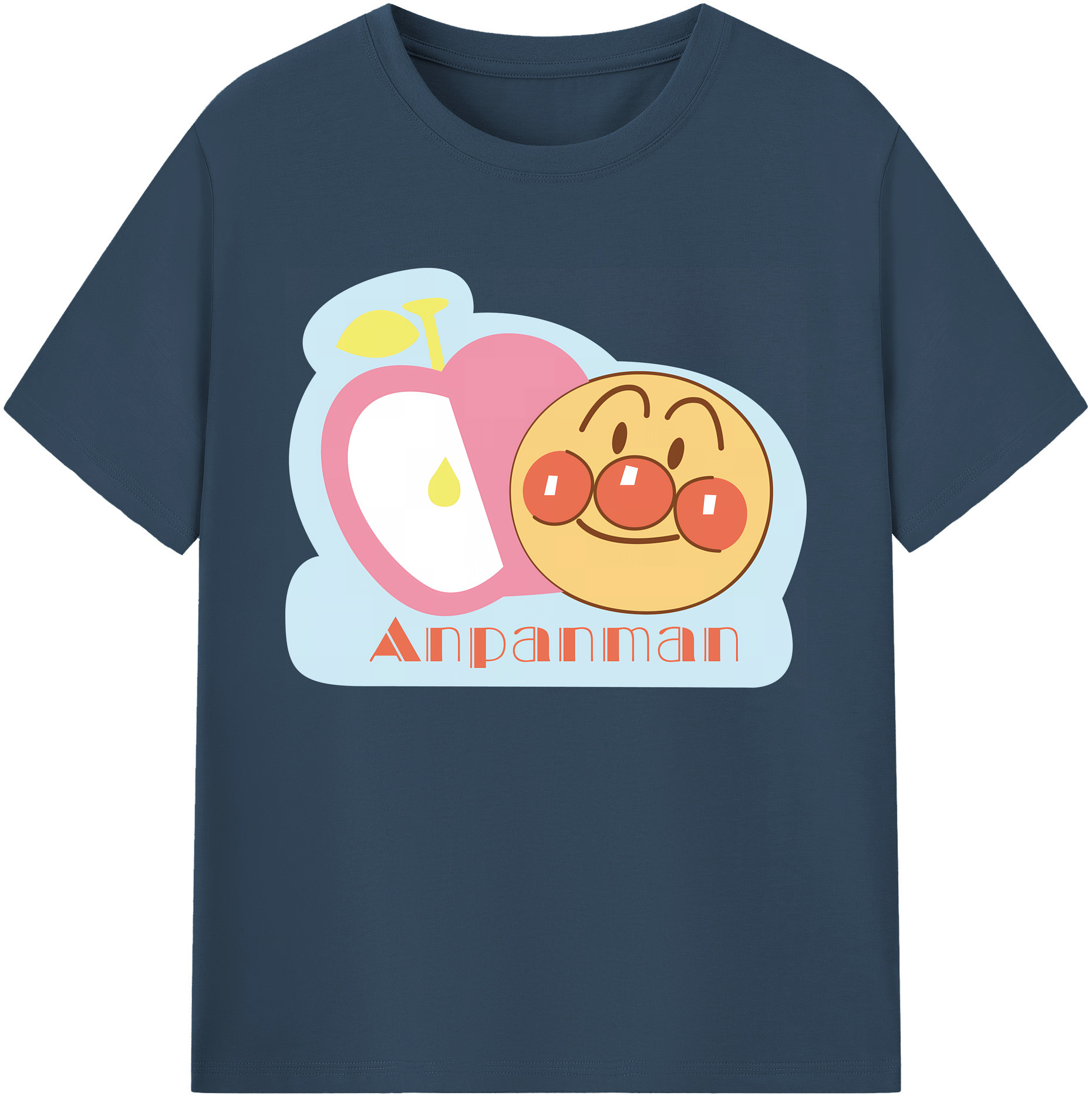（画像用） アンパンマン Anpanman 綿100％ メンズ半袖Tシャツ｜肌触りやわらか＆通気性
