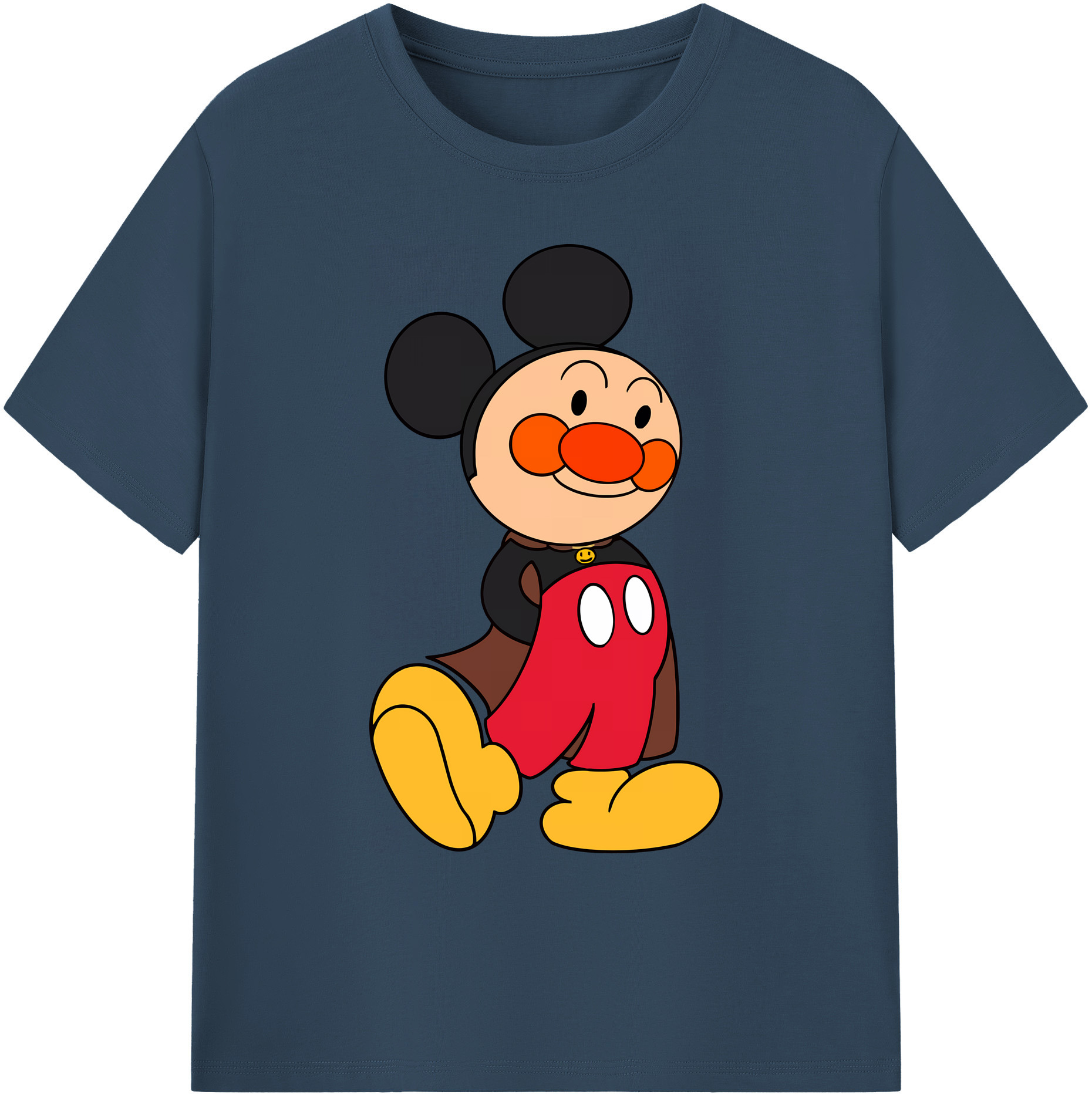 （画像用） アンパンマン Anpanman 綿100％ メンズ半袖Tシャツ｜肌触りやわらか＆通気性