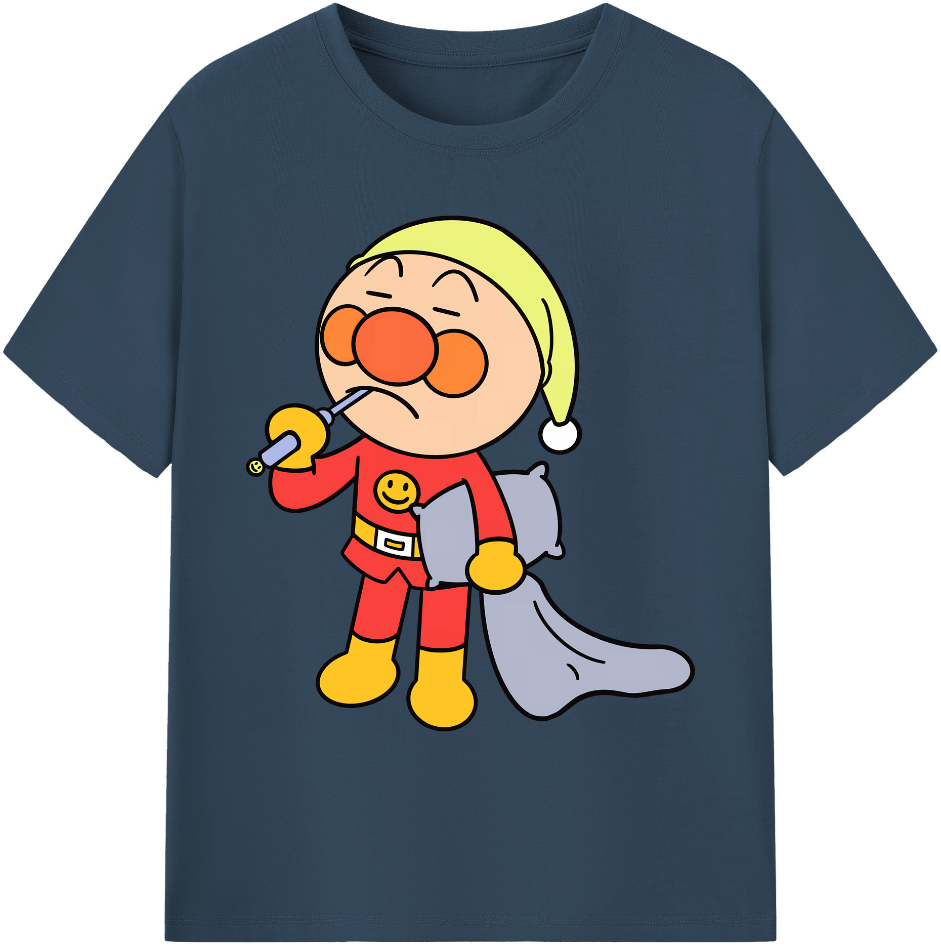 （画像用） アンパンマン Anpanman 綿100％ メンズ半袖Tシャツ｜肌触りやわらか＆通気性