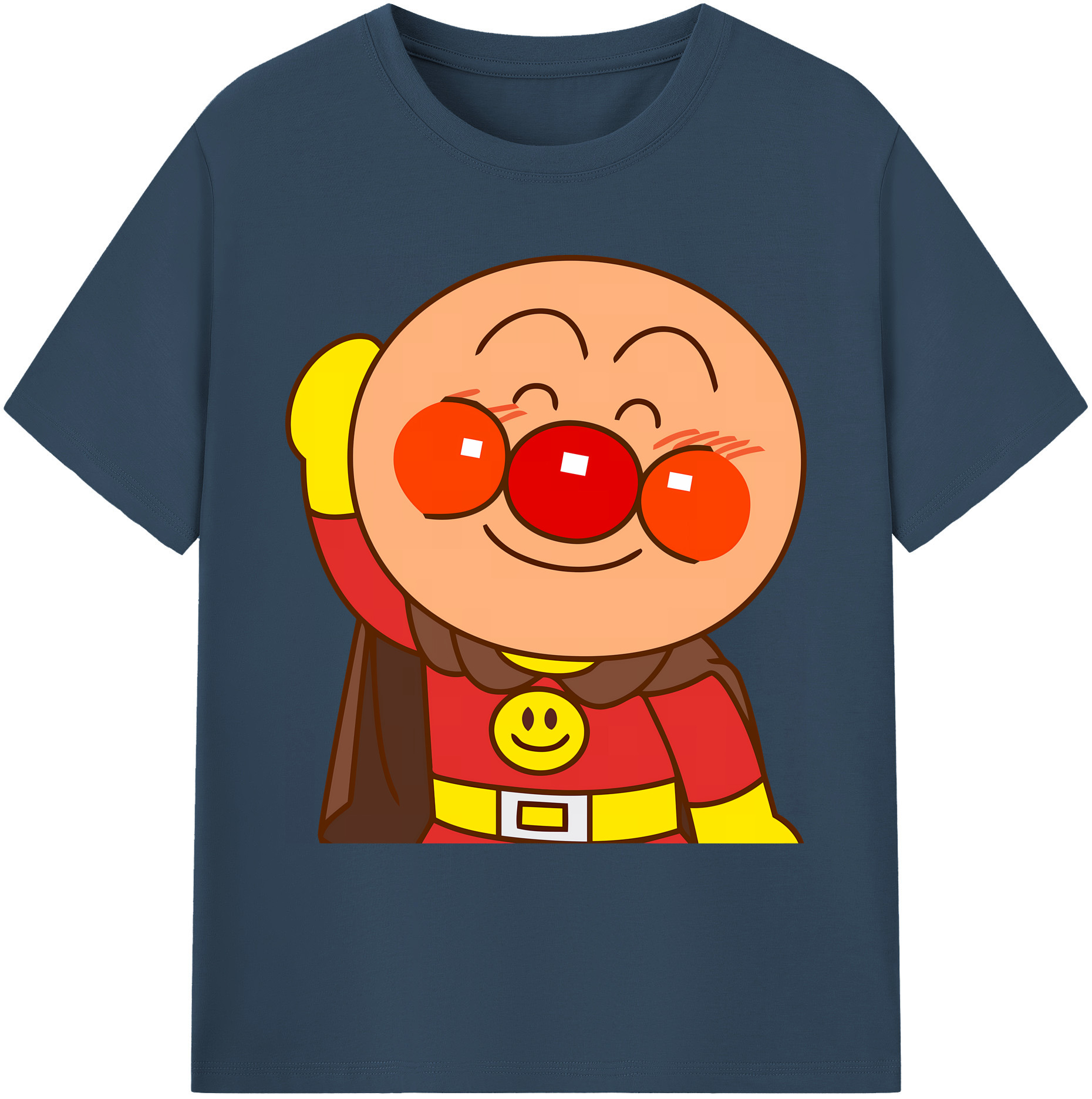 （画像用） アンパンマン Anpanman 綿100％ メンズ半袖Tシャツ｜肌触りやわらか＆通気性