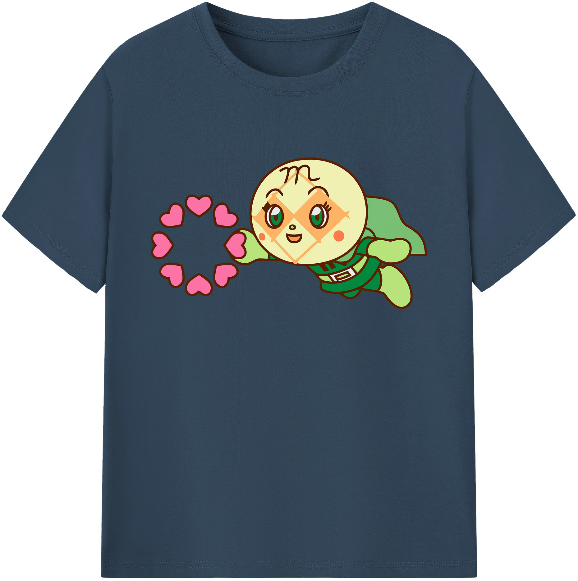 （画像用） アンパンマン Anpanman 綿100％ メンズ半袖Tシャツ｜肌触りやわらか＆通気性