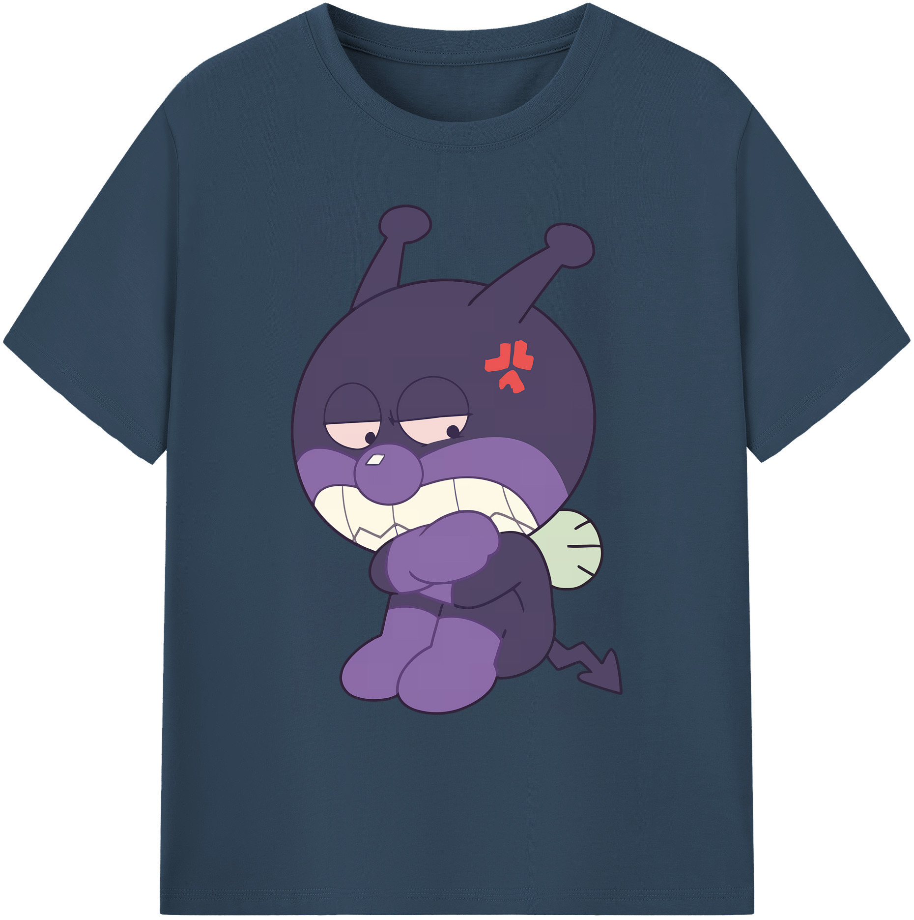 （画像用） アンパンマン Anpanman 綿100％ メンズ半袖Tシャツ｜肌触りやわらか＆通気性