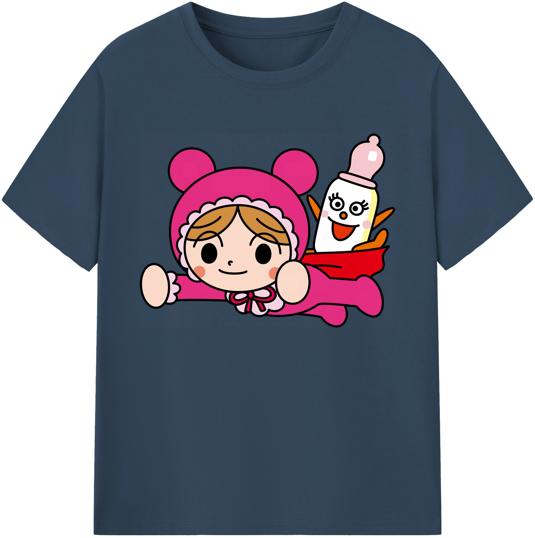 （画像用） アンパンマン Anpanman 綿100％ メンズ半袖Tシャツ｜肌触りやわらか＆通気性
