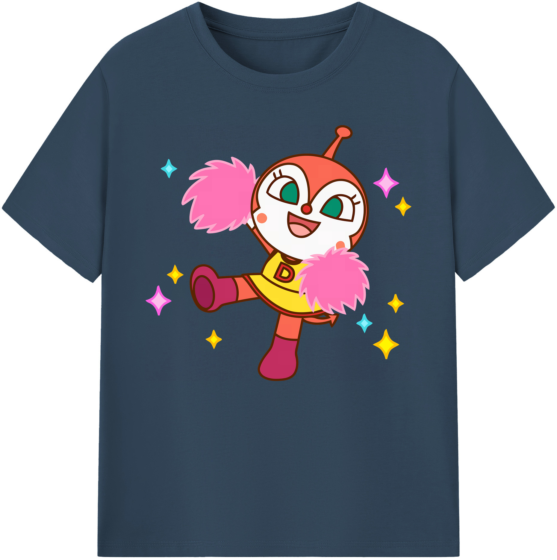 （画像用） アンパンマン Anpanman 綿100％ メンズ半袖Tシャツ｜肌触りやわらか＆通気性