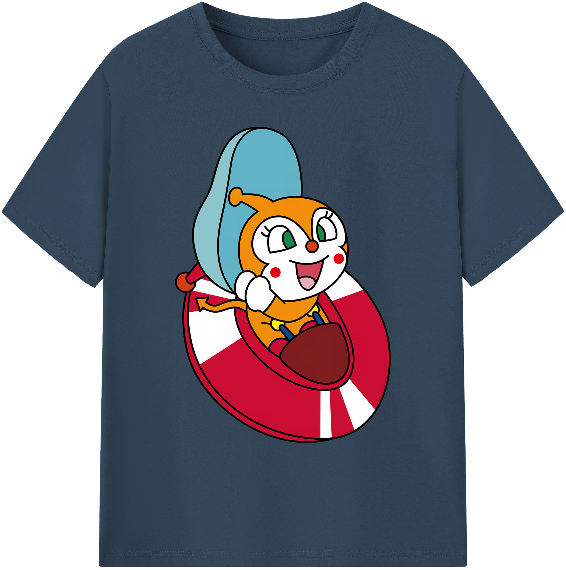 （画像用） アンパンマン Anpanman 綿100％ メンズ半袖Tシャツ｜肌触りやわらか＆通気性