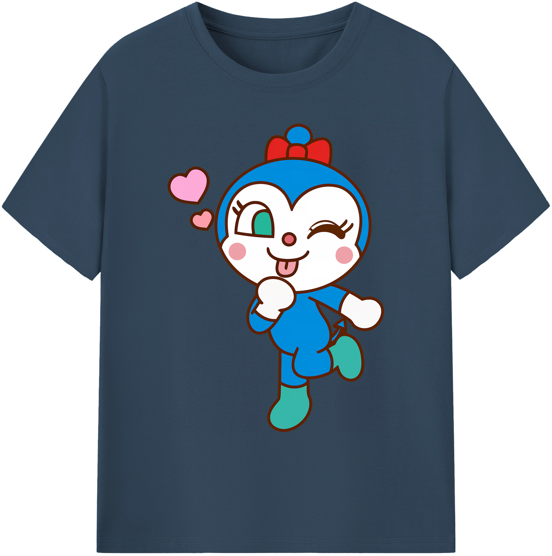 （画像用） アンパンマン Anpanman 綿100％ メンズ半袖Tシャツ｜肌触りやわらか＆通気性