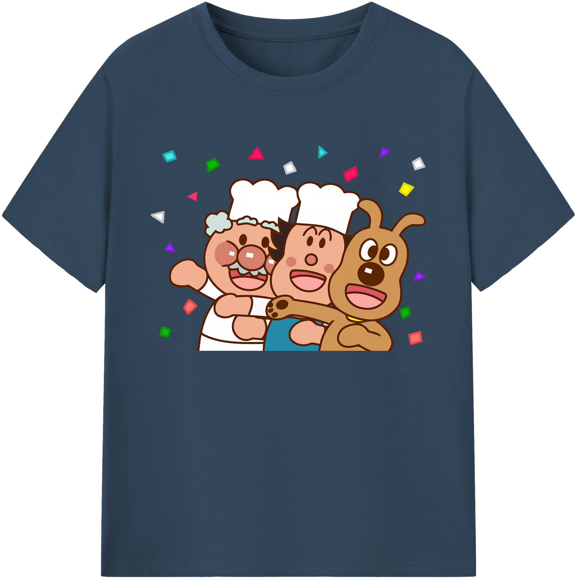 （画像用） アンパンマン Anpanman 綿100％ メンズ半袖Tシャツ｜肌触りやわらか＆通気性
