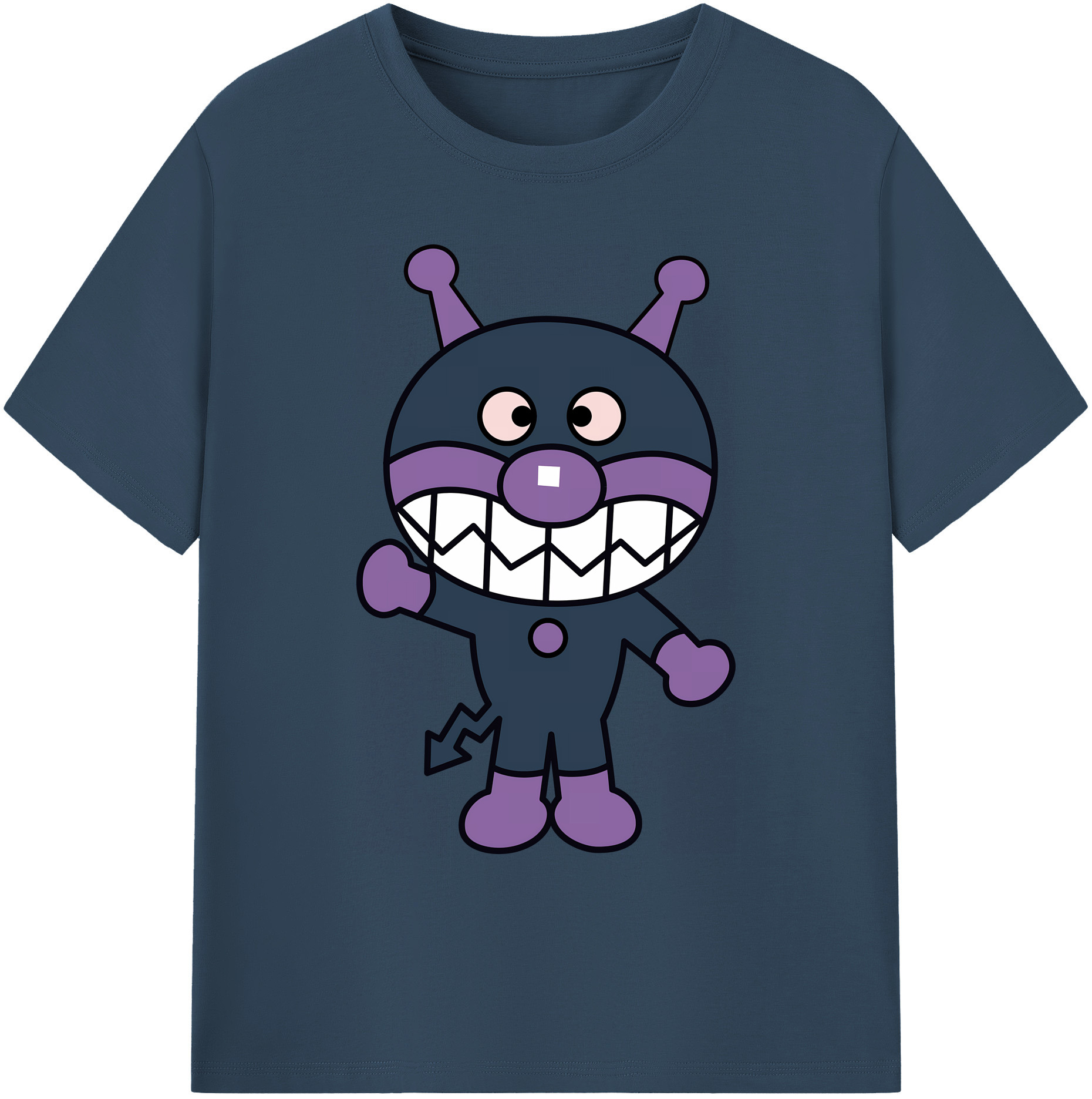 （画像用） アンパンマン Anpanman 綿100％ メンズ半袖Tシャツ｜肌触りやわらか＆通気性
