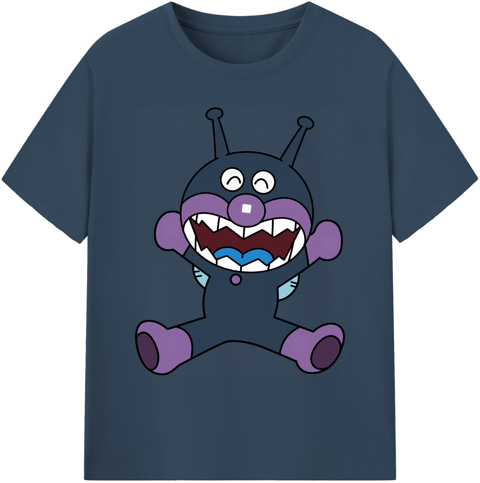 （画像用） アンパンマン Anpanman 綿100％ メンズ半袖Tシャツ｜肌触りやわらか＆通気性
