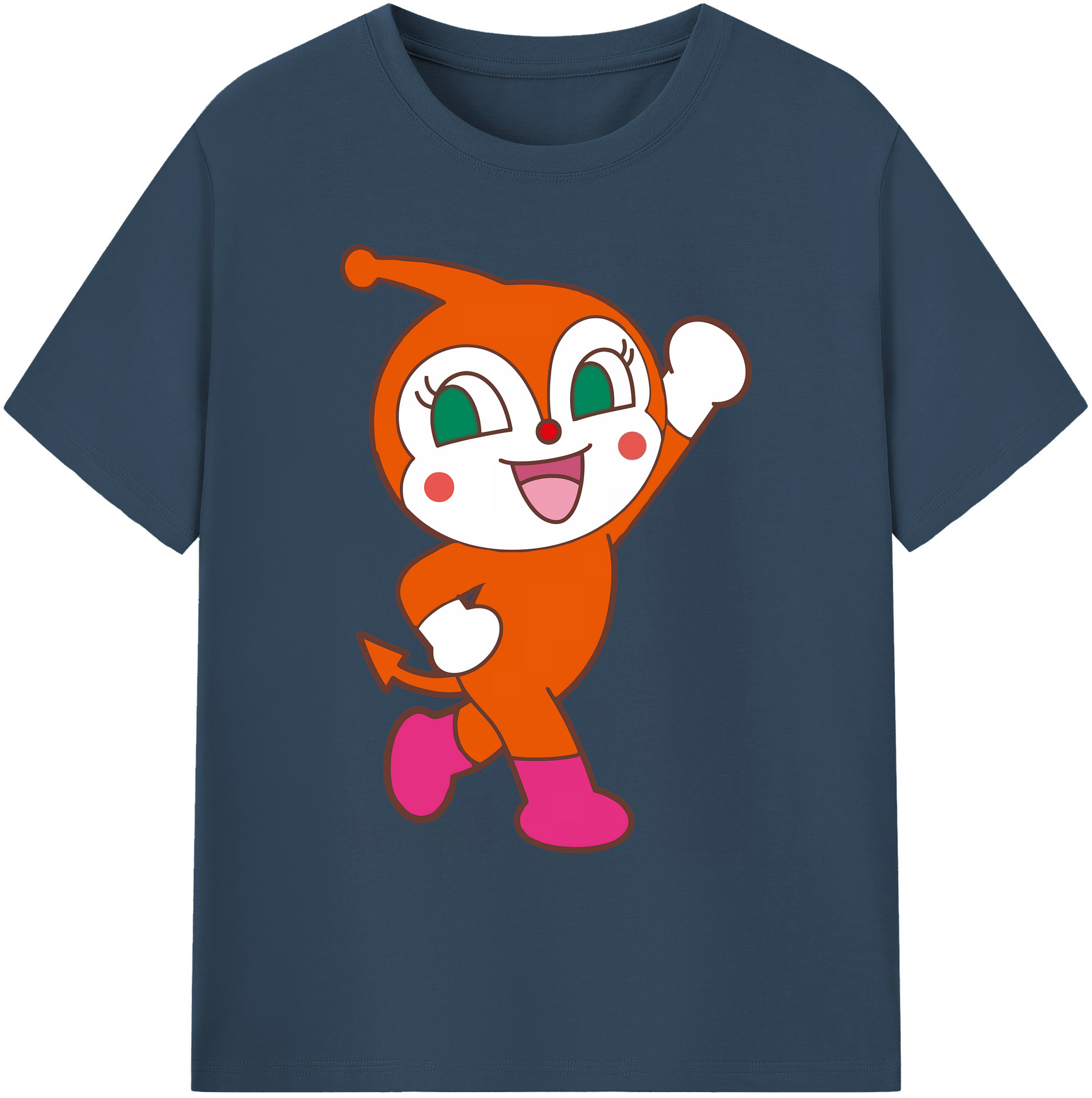 （画像用） アンパンマン Anpanman 綿100％ メンズ半袖Tシャツ｜肌触りやわらか＆通気性