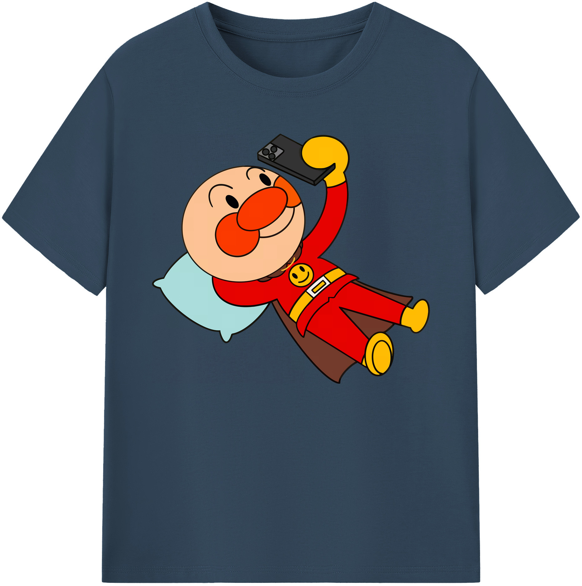 （画像用） アンパンマン Anpanman 綿100％ メンズ半袖Tシャツ｜肌触りやわらか＆通気性
