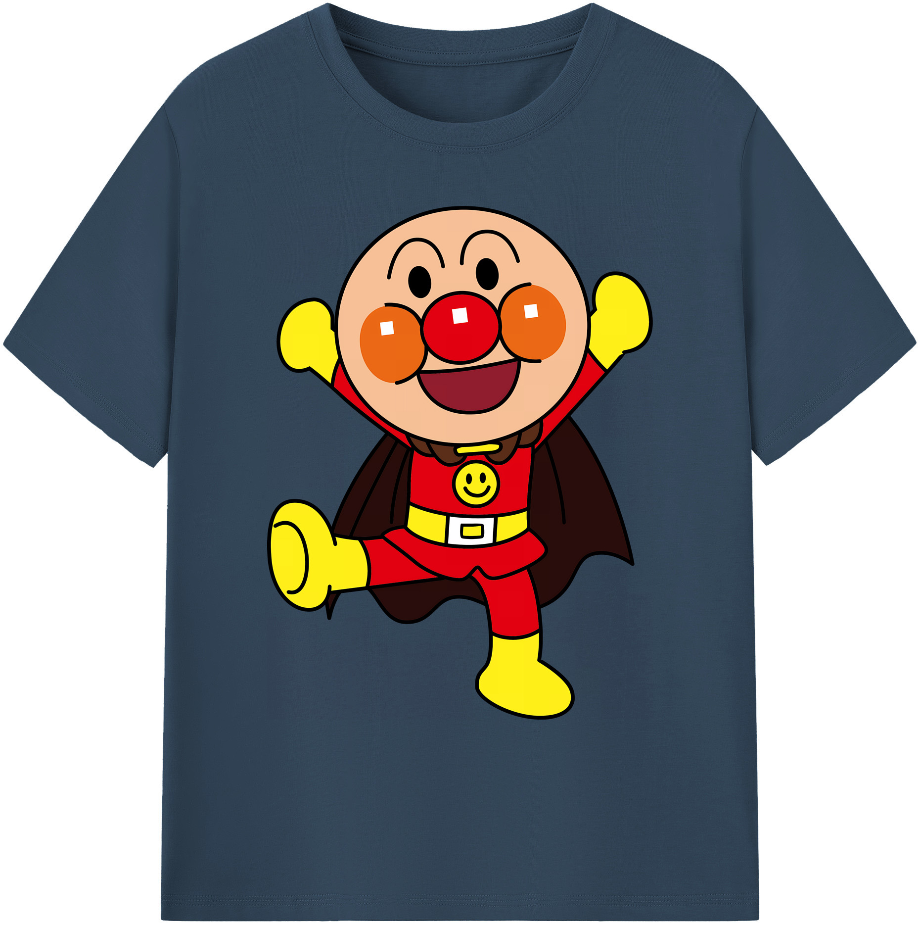 （画像用） アンパンマン Anpanman 綿100％ メンズ半袖Tシャツ｜肌触りやわらか＆通気性
