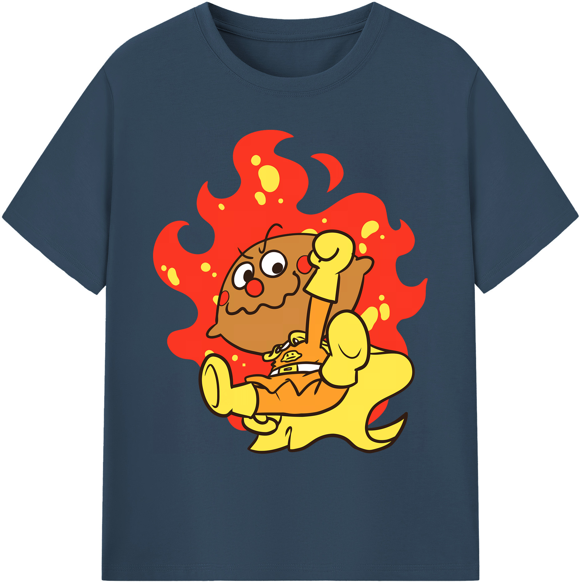 （画像用） アンパンマン Anpanman 綿100％ メンズ半袖Tシャツ｜肌触りやわらか＆通気性