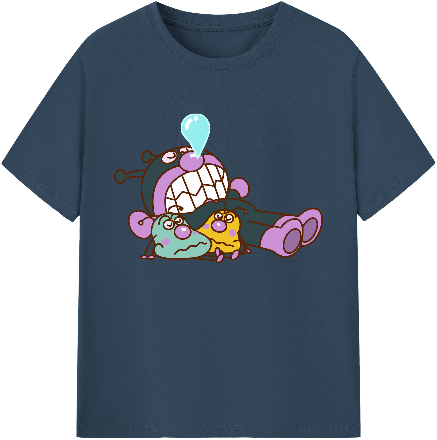 （画像用） アンパンマン Anpanman 綿100％ メンズ半袖Tシャツ｜肌触りやわらか＆通気性