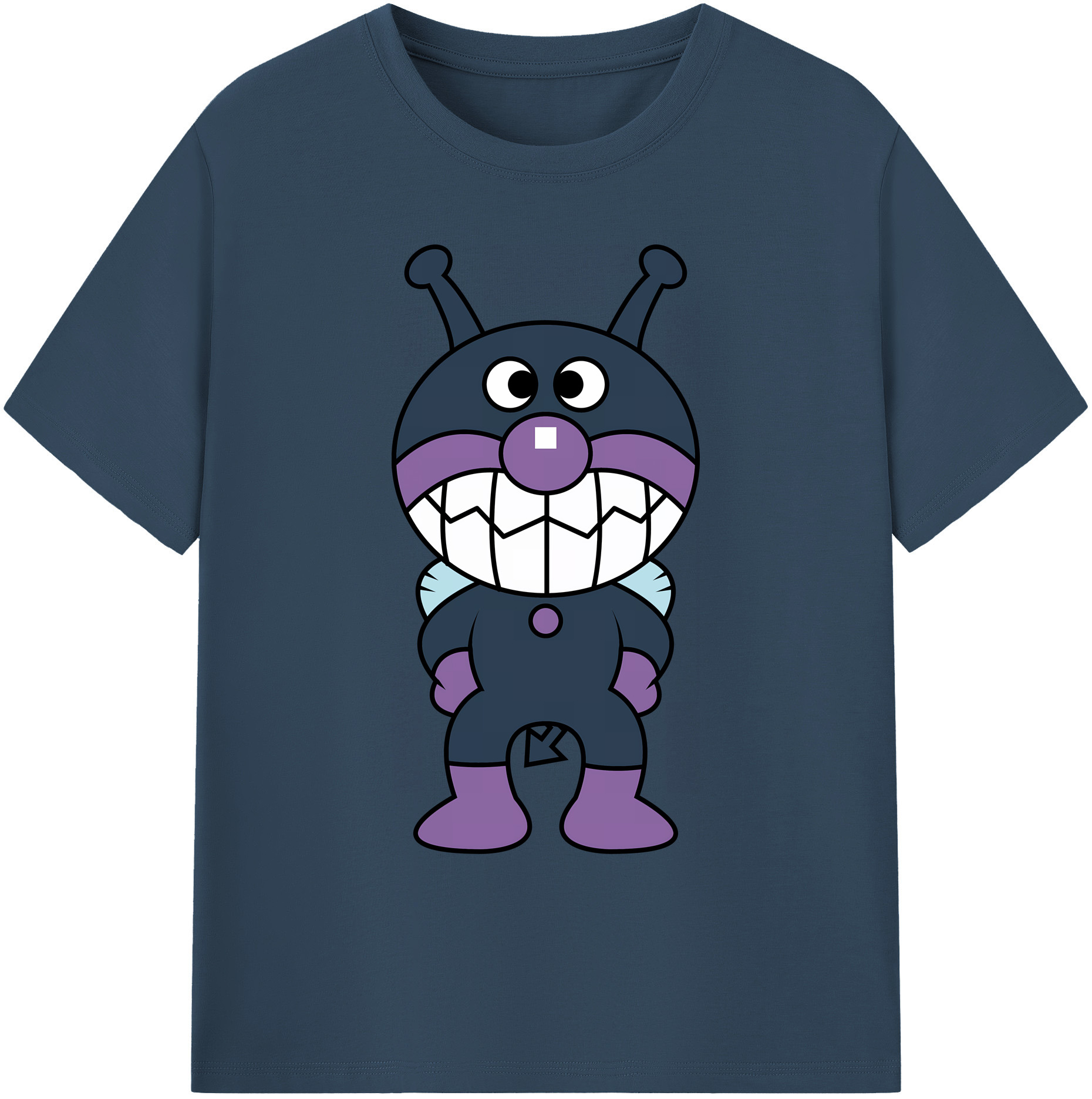 （画像用） アンパンマン Anpanman 綿100％ メンズ半袖Tシャツ｜肌触りやわらか＆通気性