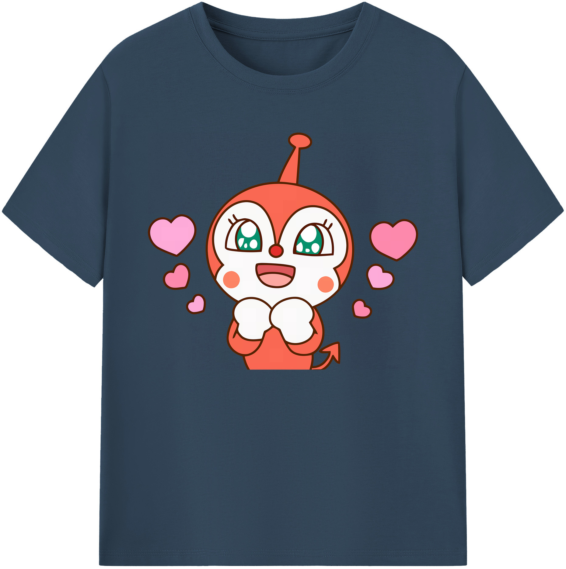 （画像用） アンパンマン Anpanman 綿100％ メンズ半袖Tシャツ｜肌触りやわらか＆通気性