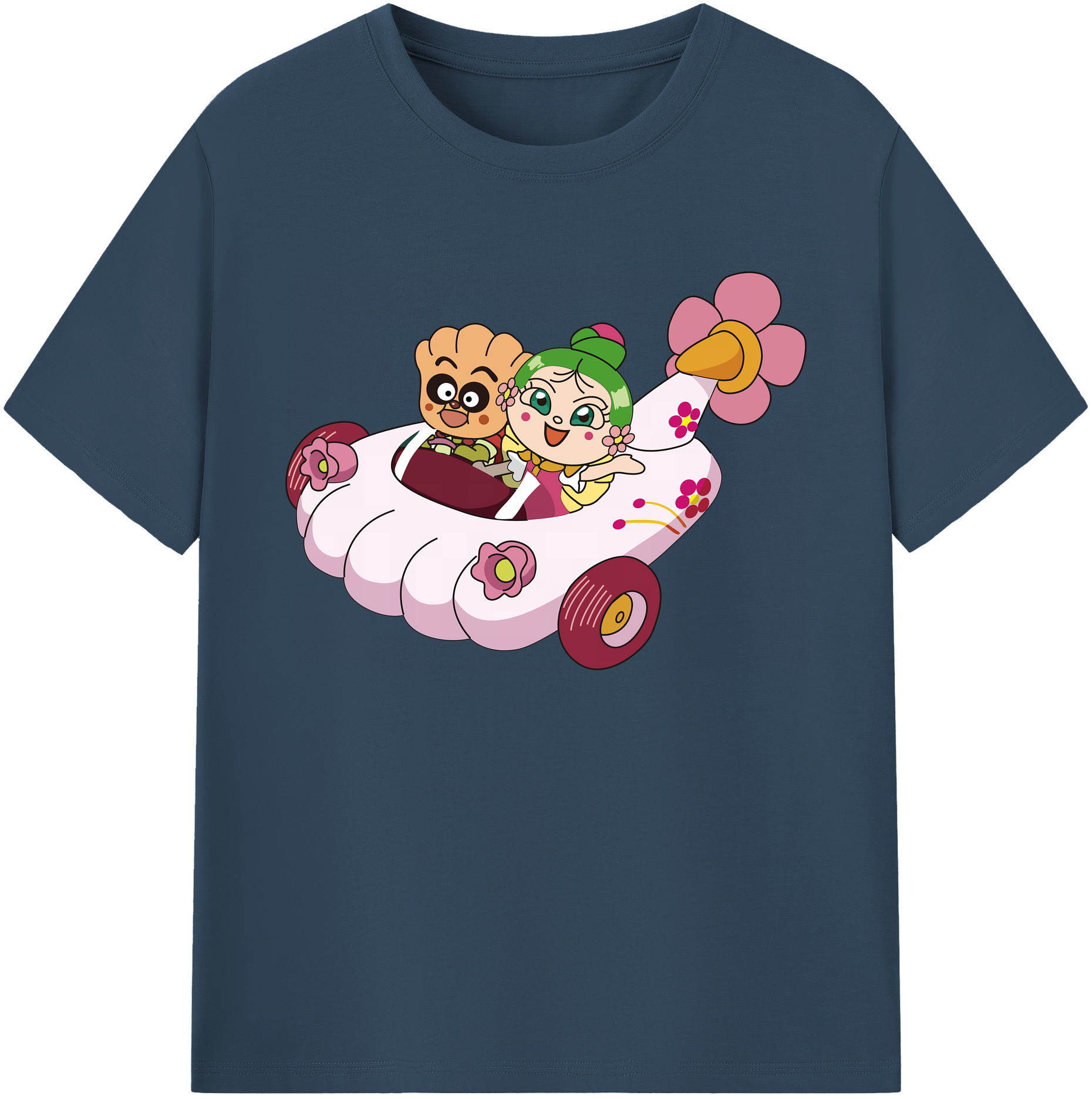 （画像用） アンパンマン Anpanman 綿100％ メンズ半袖Tシャツ｜肌触りやわらか＆通気性
