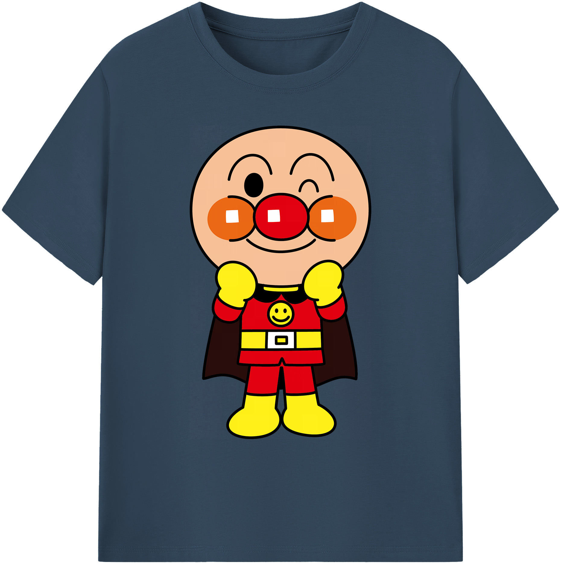 （画像用） アンパンマン Anpanman 綿100％ メンズ半袖Tシャツ｜肌触りやわらか＆通気性