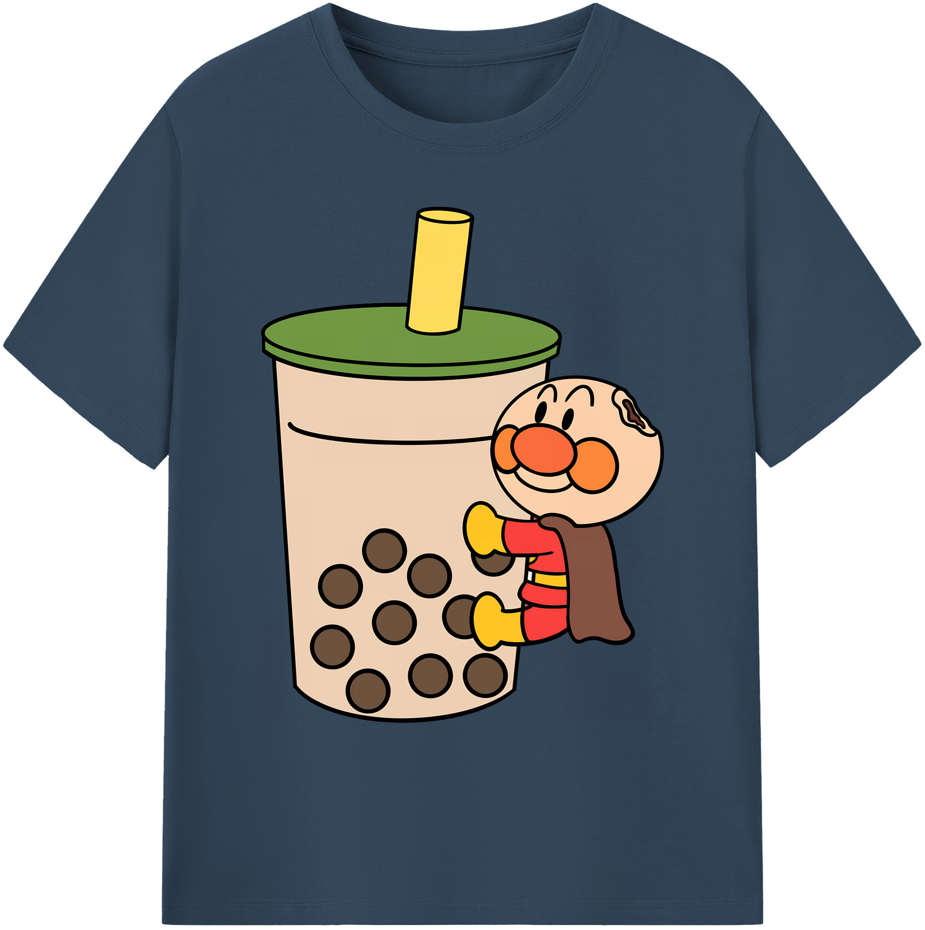 （画像用） アンパンマン Anpanman 綿100％ メンズ半袖Tシャツ｜肌触りやわらか＆通気性