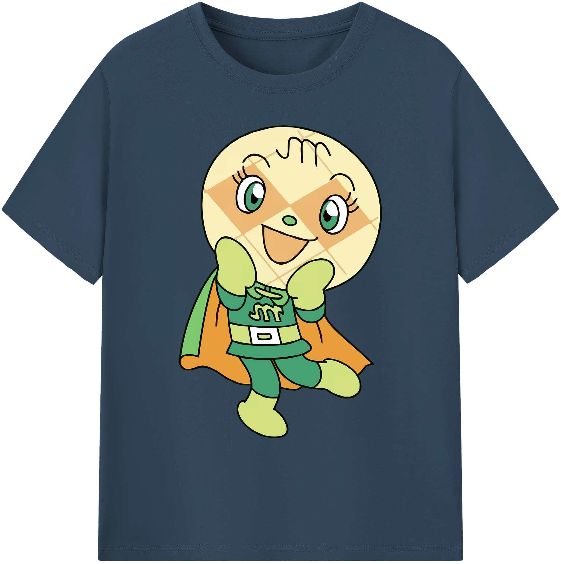 （画像用） アンパンマン Anpanman 綿100％ メンズ半袖Tシャツ｜肌触りやわらか＆通気性
