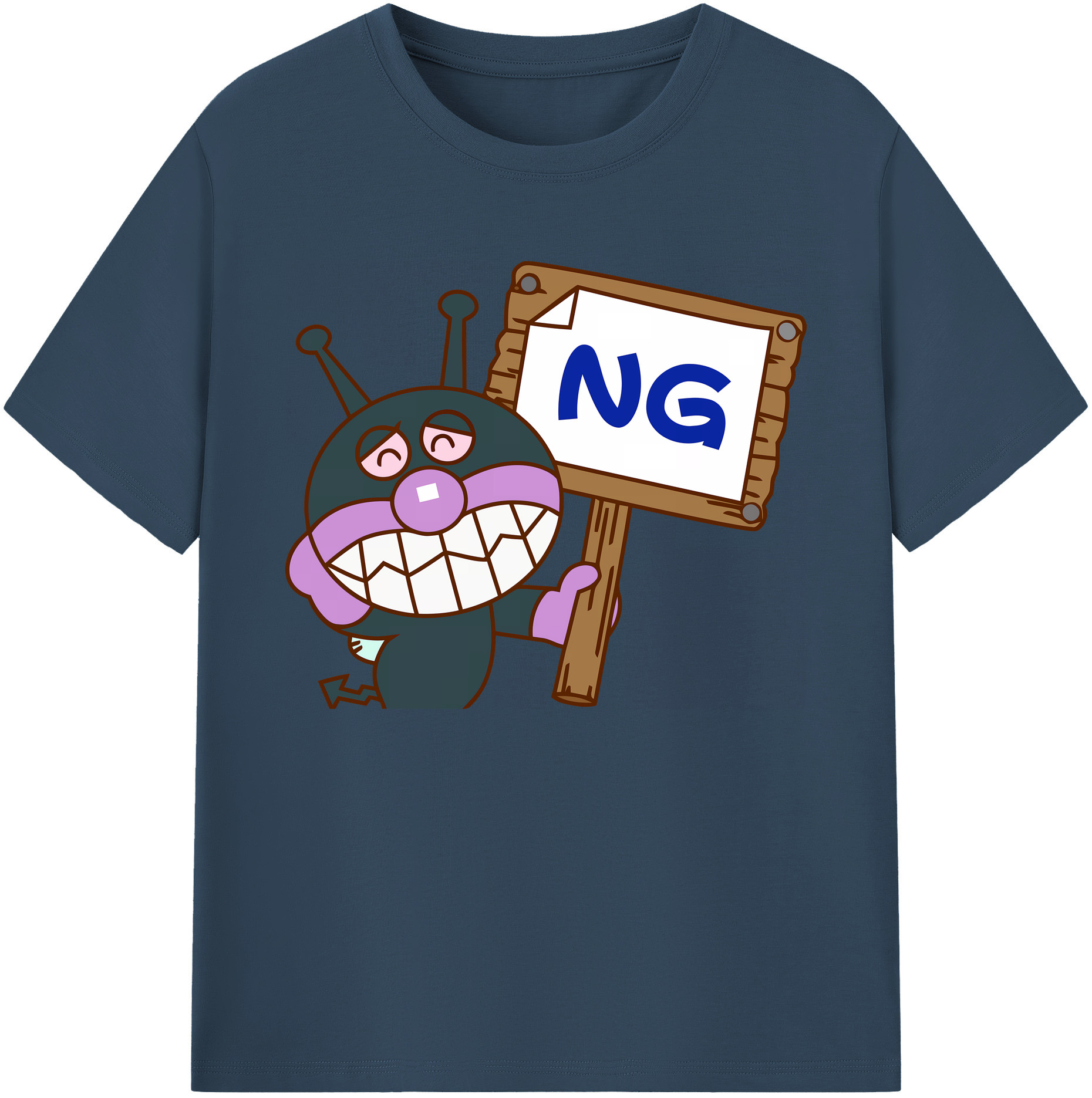 （画像用） アンパンマン Anpanman 綿100％ メンズ半袖Tシャツ｜肌触りやわらか＆通気性