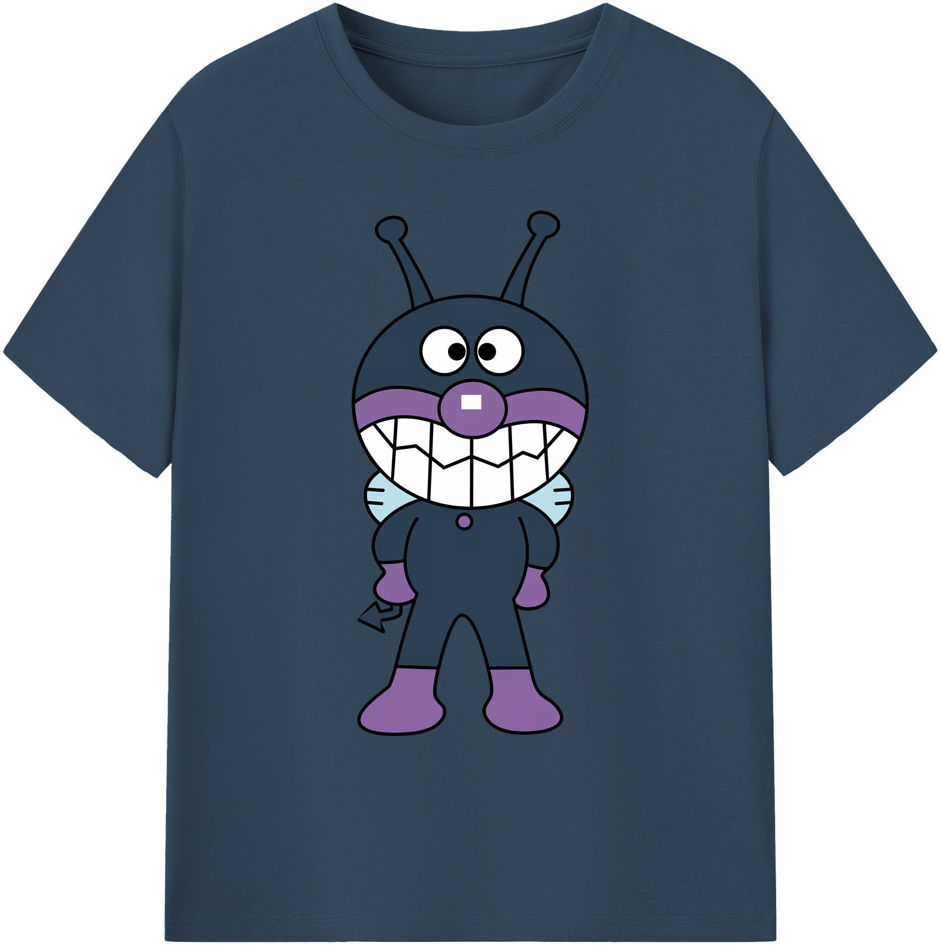 （画像用） アンパンマン Anpanman 綿100％ メンズ半袖Tシャツ｜肌触りやわらか＆通気性