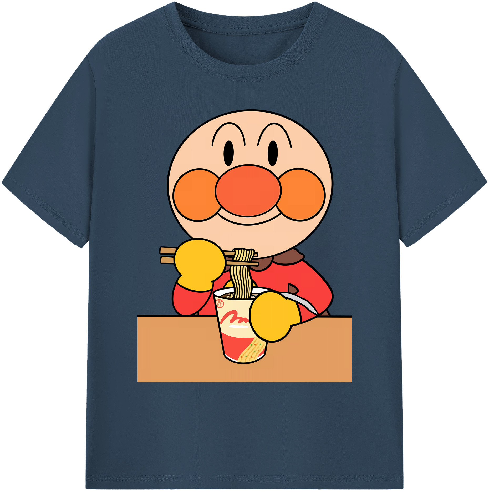 （画像用） アンパンマン Anpanman 綿100％ メンズ半袖Tシャツ｜肌触りやわらか＆通気性