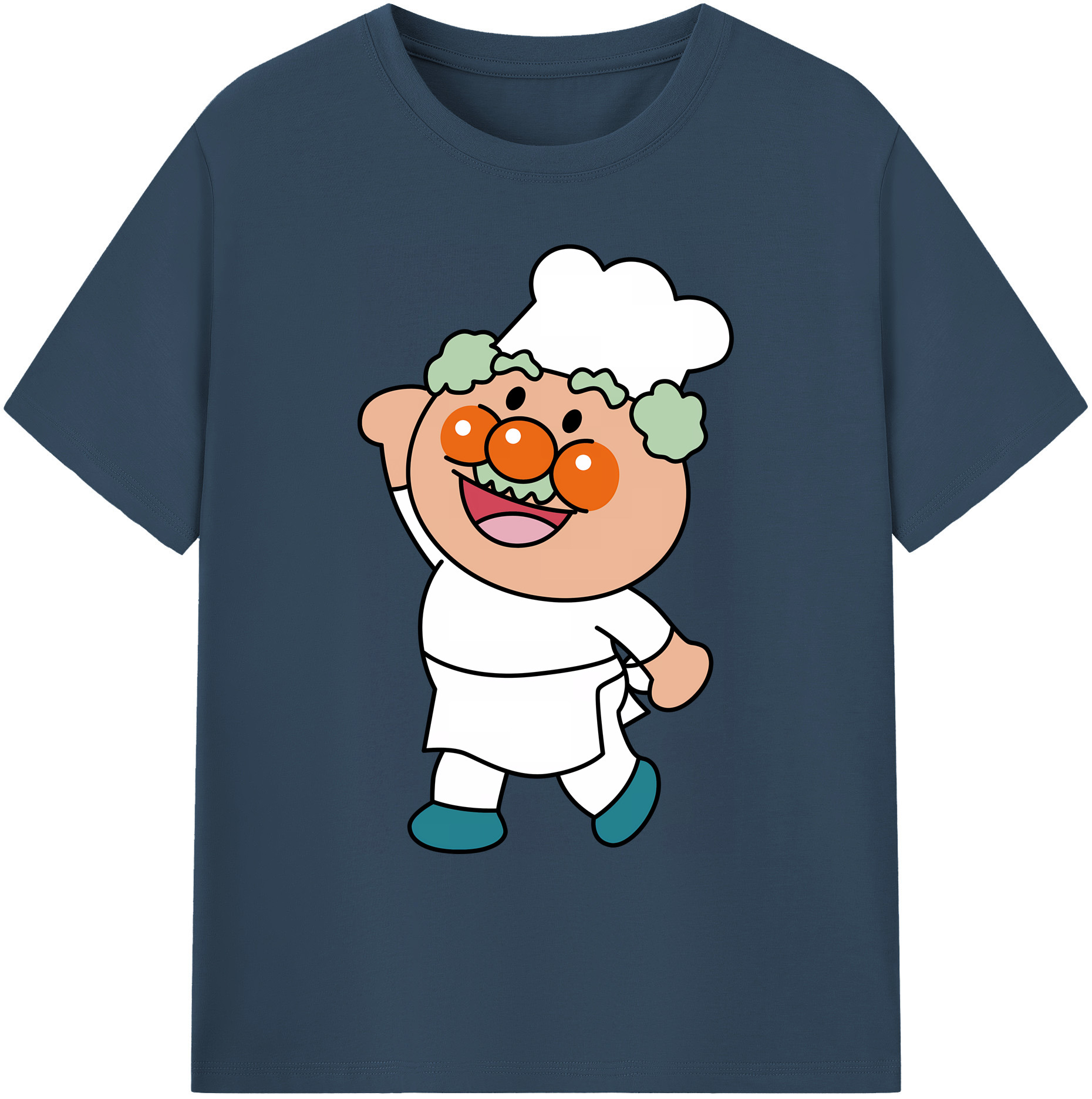 （画像用） アンパンマン Anpanman 綿100％ メンズ半袖Tシャツ｜肌触りやわらか＆通気性