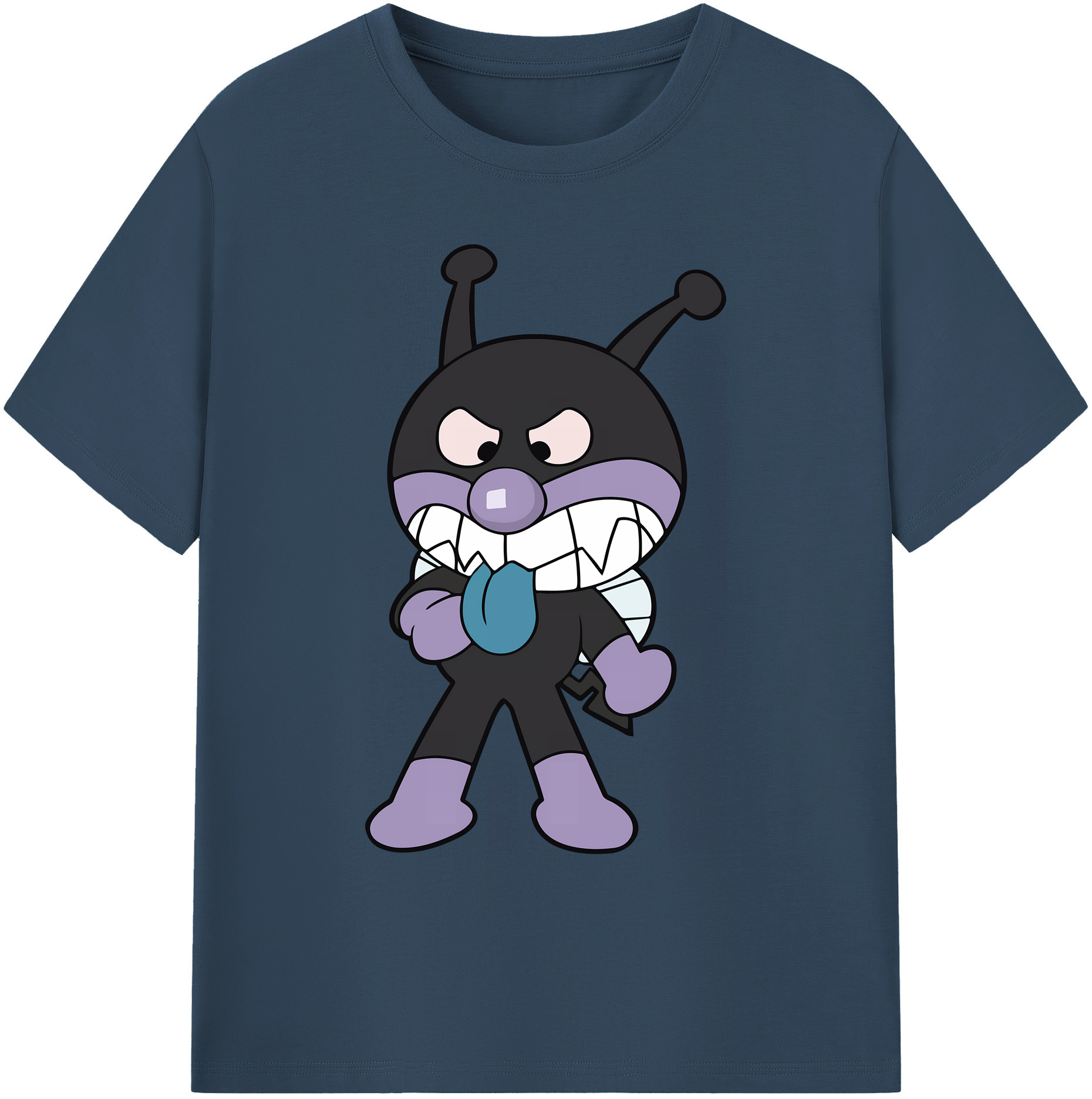 （画像用） アンパンマン Anpanman 綿100％ メンズ半袖Tシャツ｜肌触りやわらか＆通気性