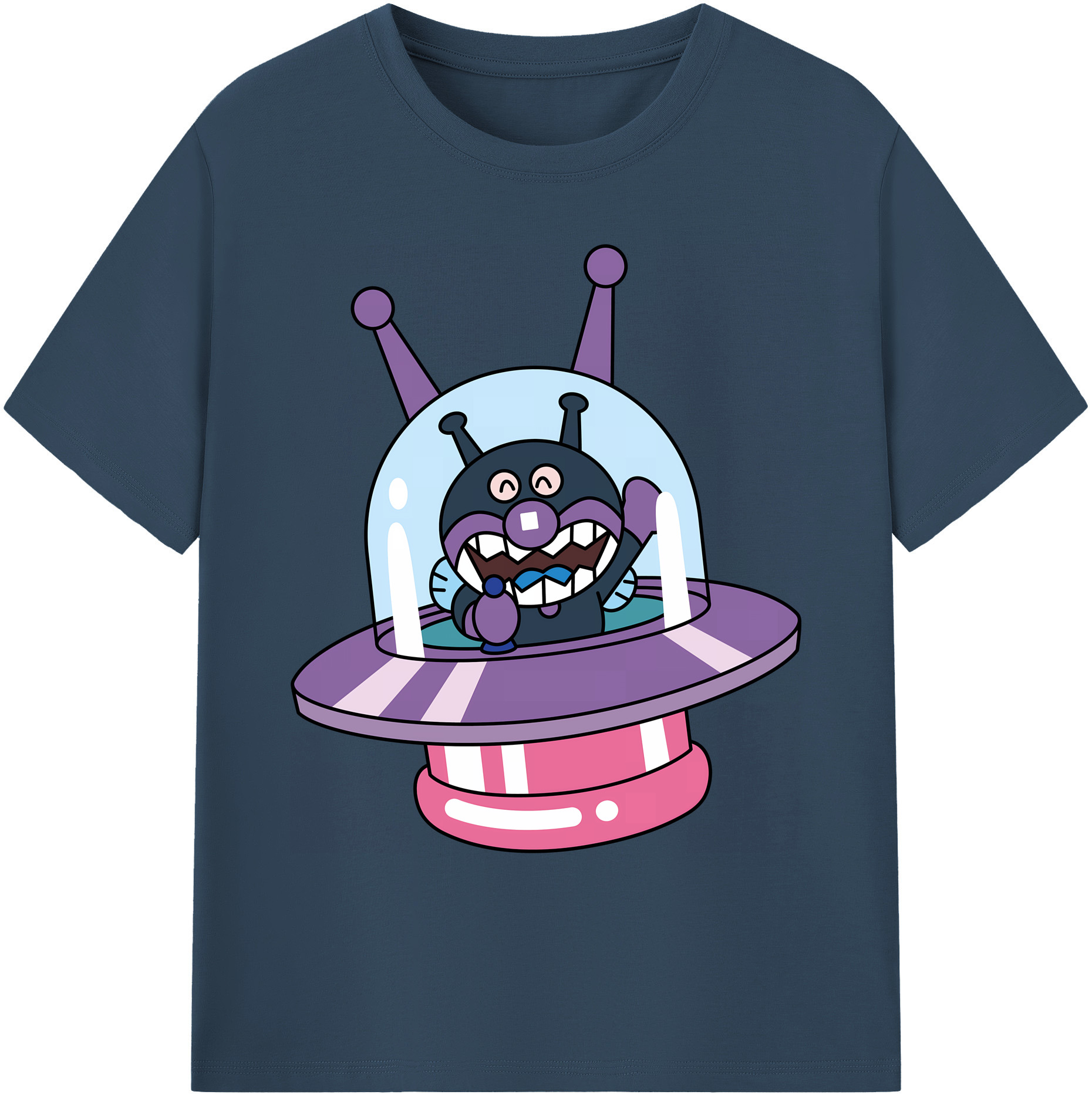 （画像用） アンパンマン Anpanman 綿100％ メンズ半袖Tシャツ｜肌触りやわらか＆通気性