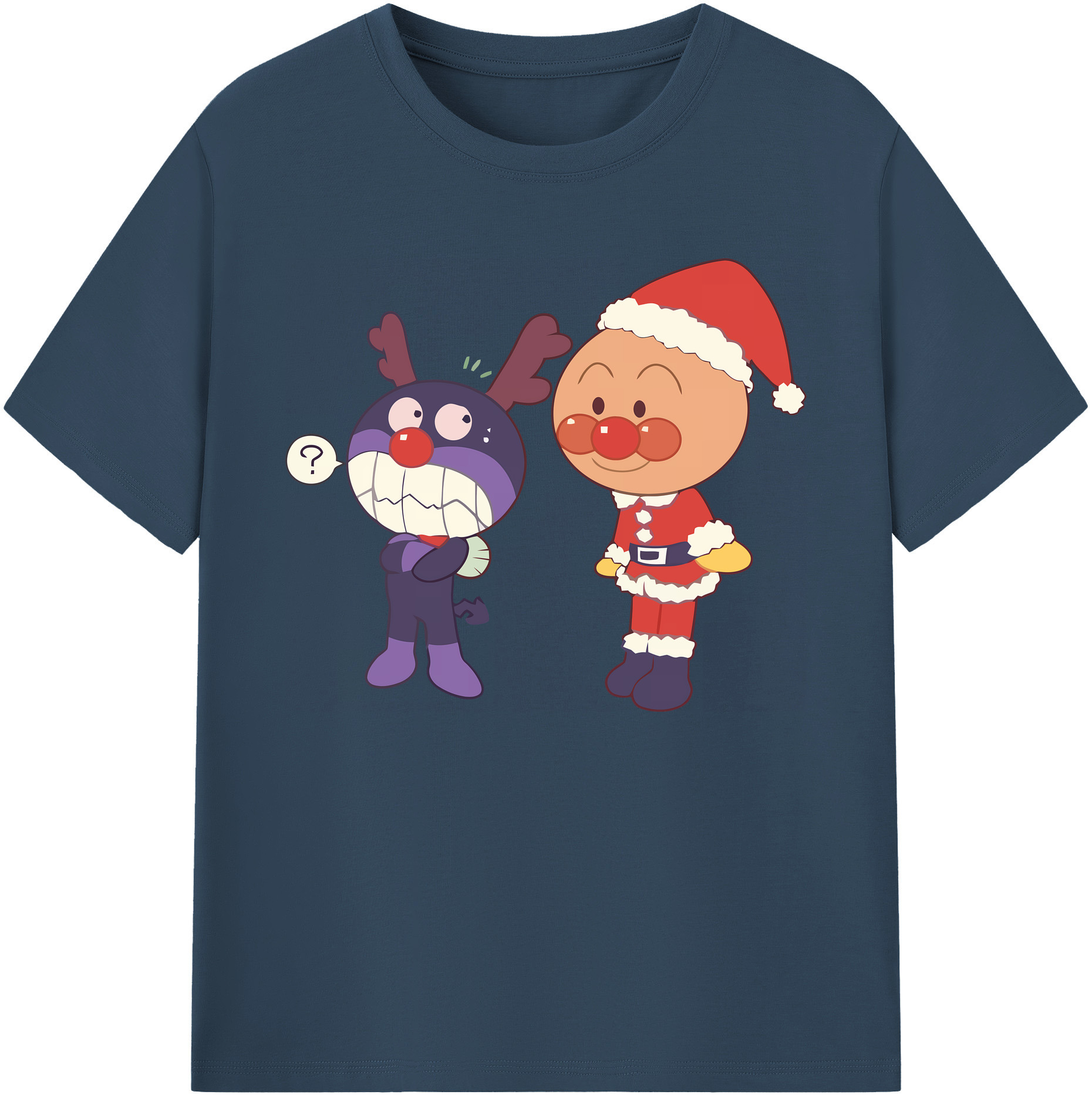 （画像用） アンパンマン Anpanman 綿100％ メンズ半袖Tシャツ｜肌触りやわらか＆通気性