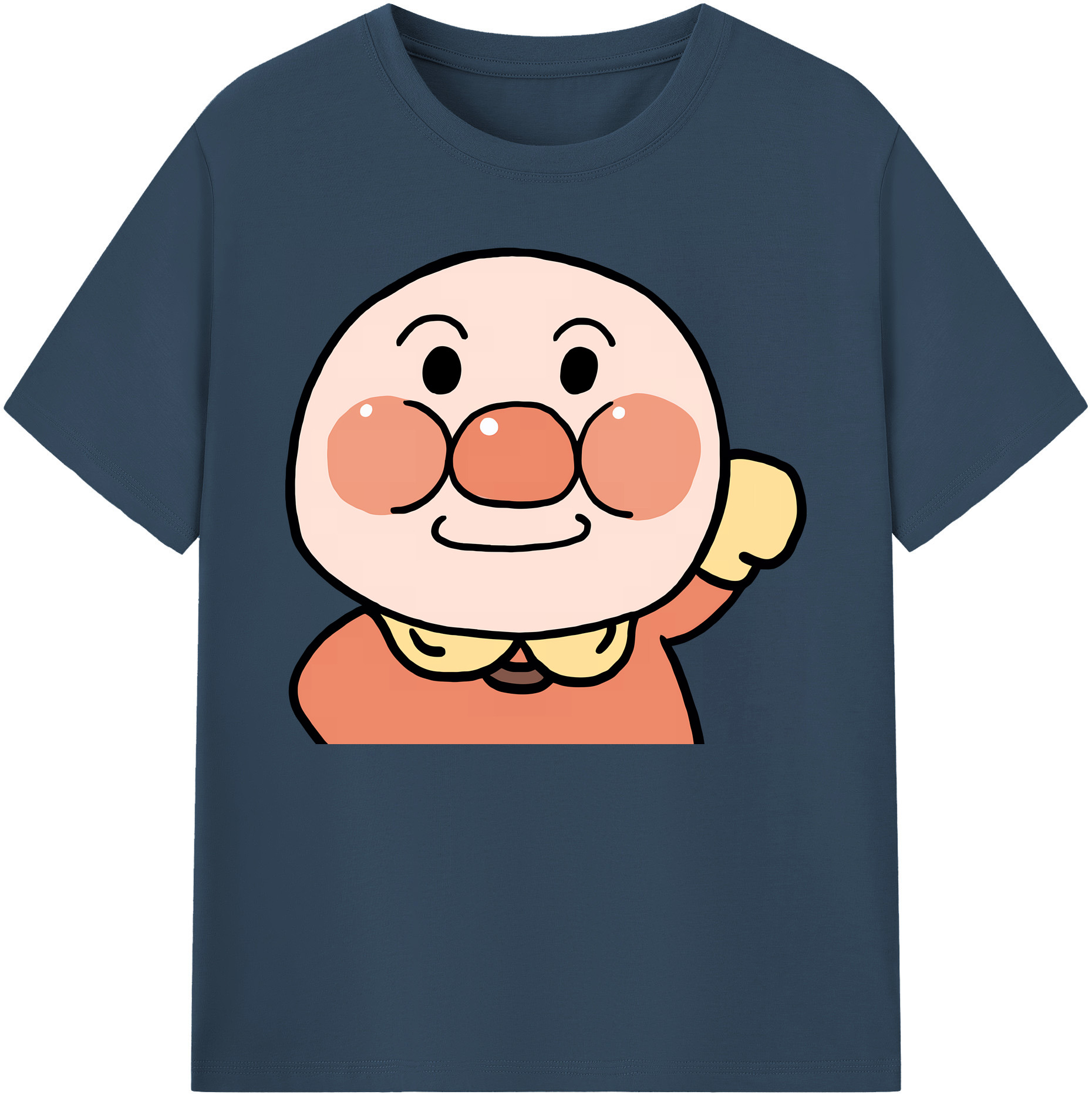（画像用） アンパンマン Anpanman 綿100％ メンズ半袖Tシャツ｜肌触りやわらか＆通気性
