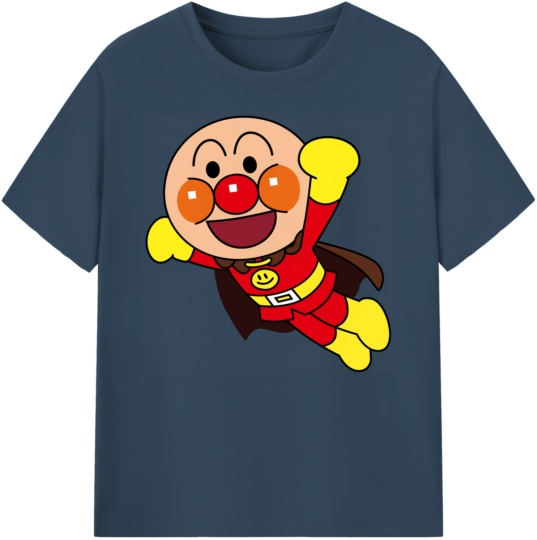 （画像用） アンパンマン Anpanman 綿100％ メンズ半袖Tシャツ｜肌触りやわらか＆通気性