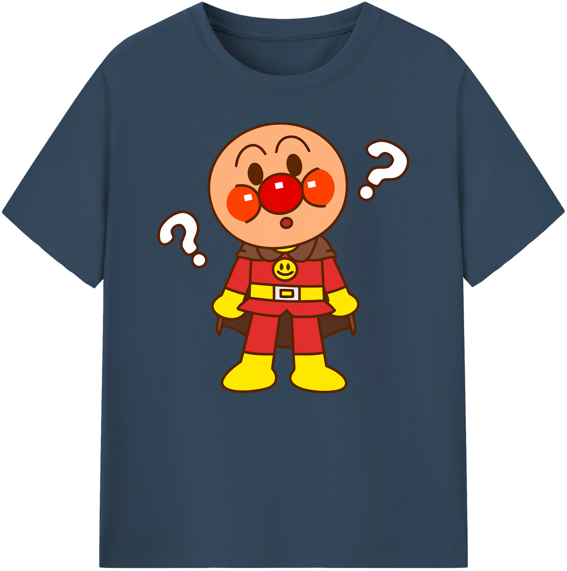 （画像用） アンパンマン Anpanman 綿100％ メンズ半袖Tシャツ｜肌触りやわらか＆通気性