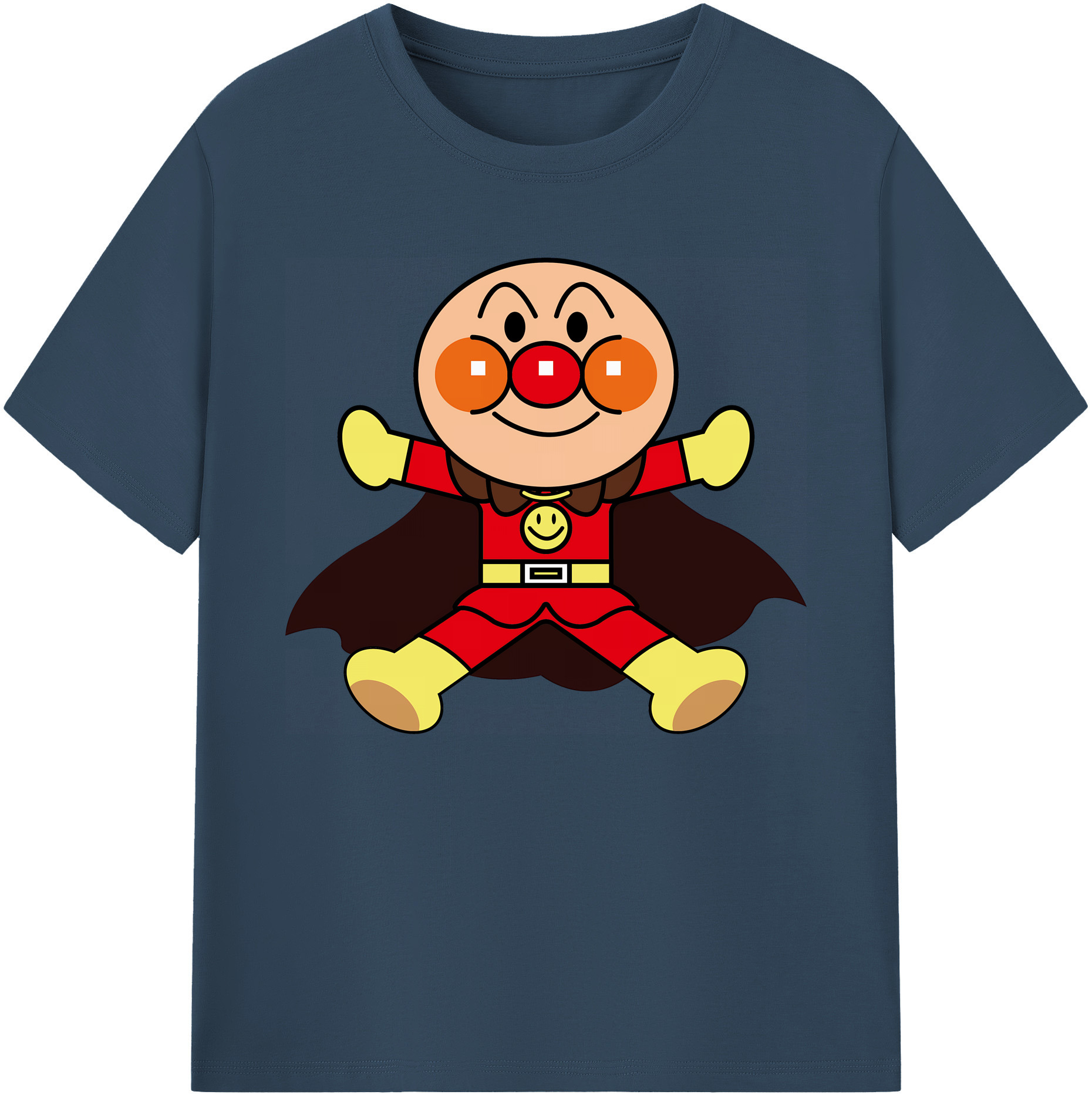 （画像用） アンパンマン Anpanman 綿100％ メンズ半袖Tシャツ｜肌触りやわらか＆通気性