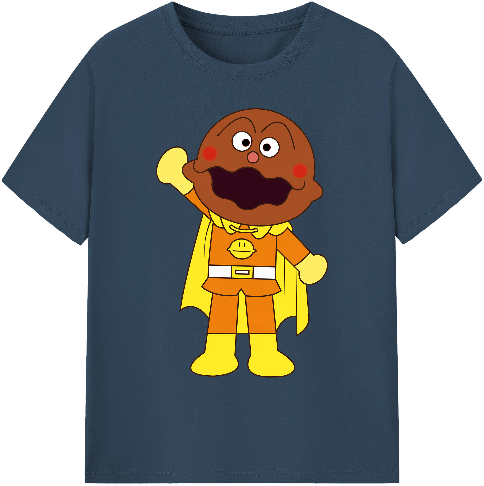 （画像用） アンパンマン Anpanman 綿100％ メンズ半袖Tシャツ｜肌触りやわらか＆通気性