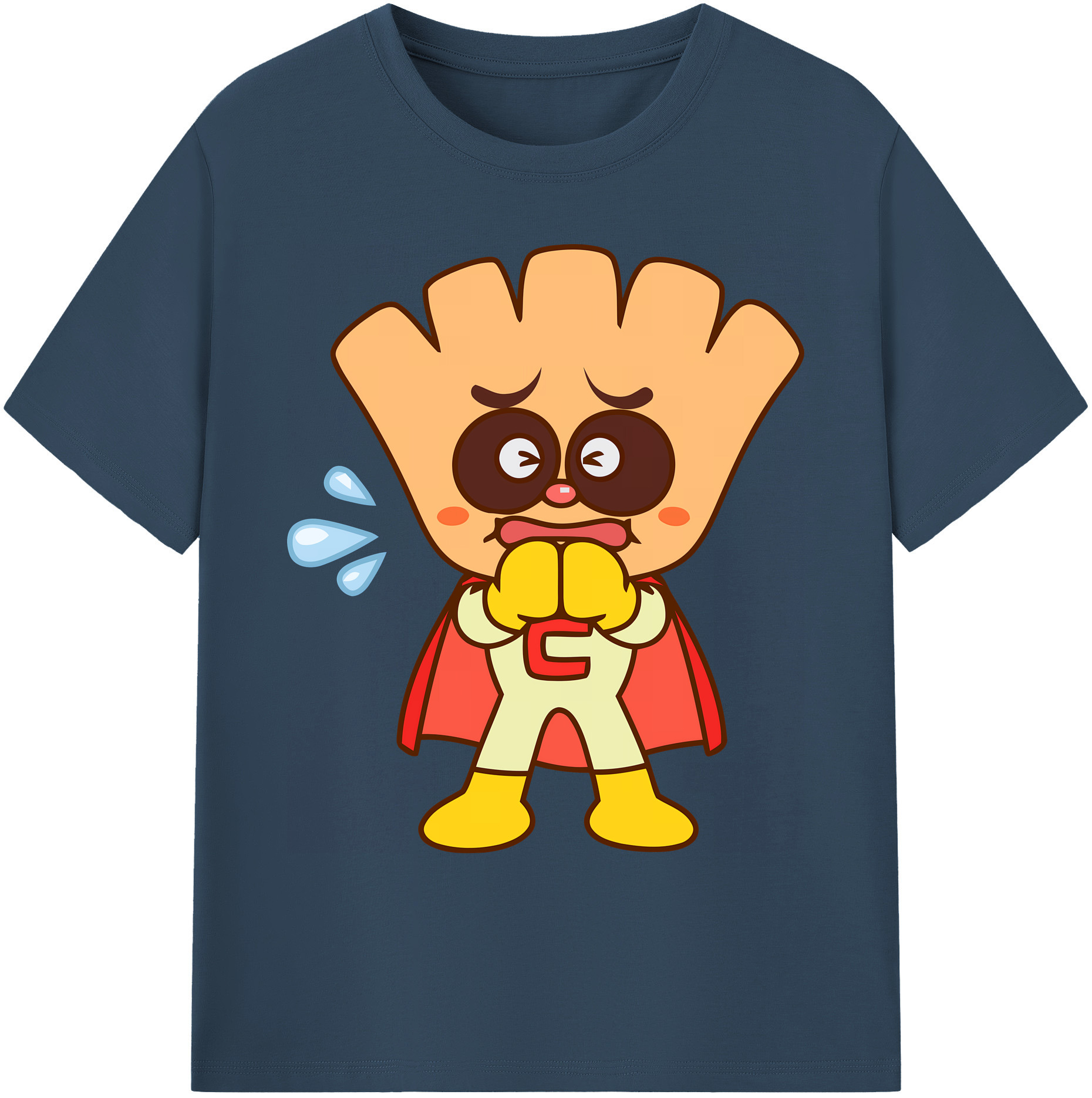 （画像用） アンパンマン Anpanman 綿100％ メンズ半袖Tシャツ｜肌触りやわらか＆通気性