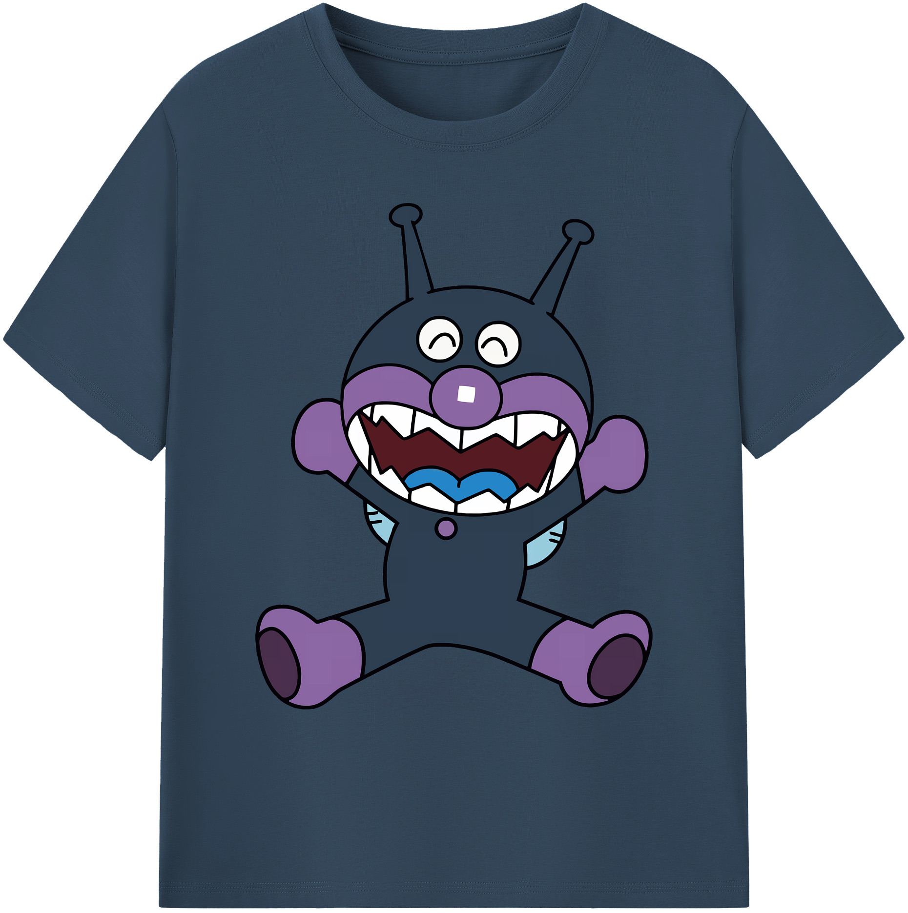 （画像用） アンパンマン Anpanman 綿100％ メンズ半袖Tシャツ｜肌触りやわらか＆通気性